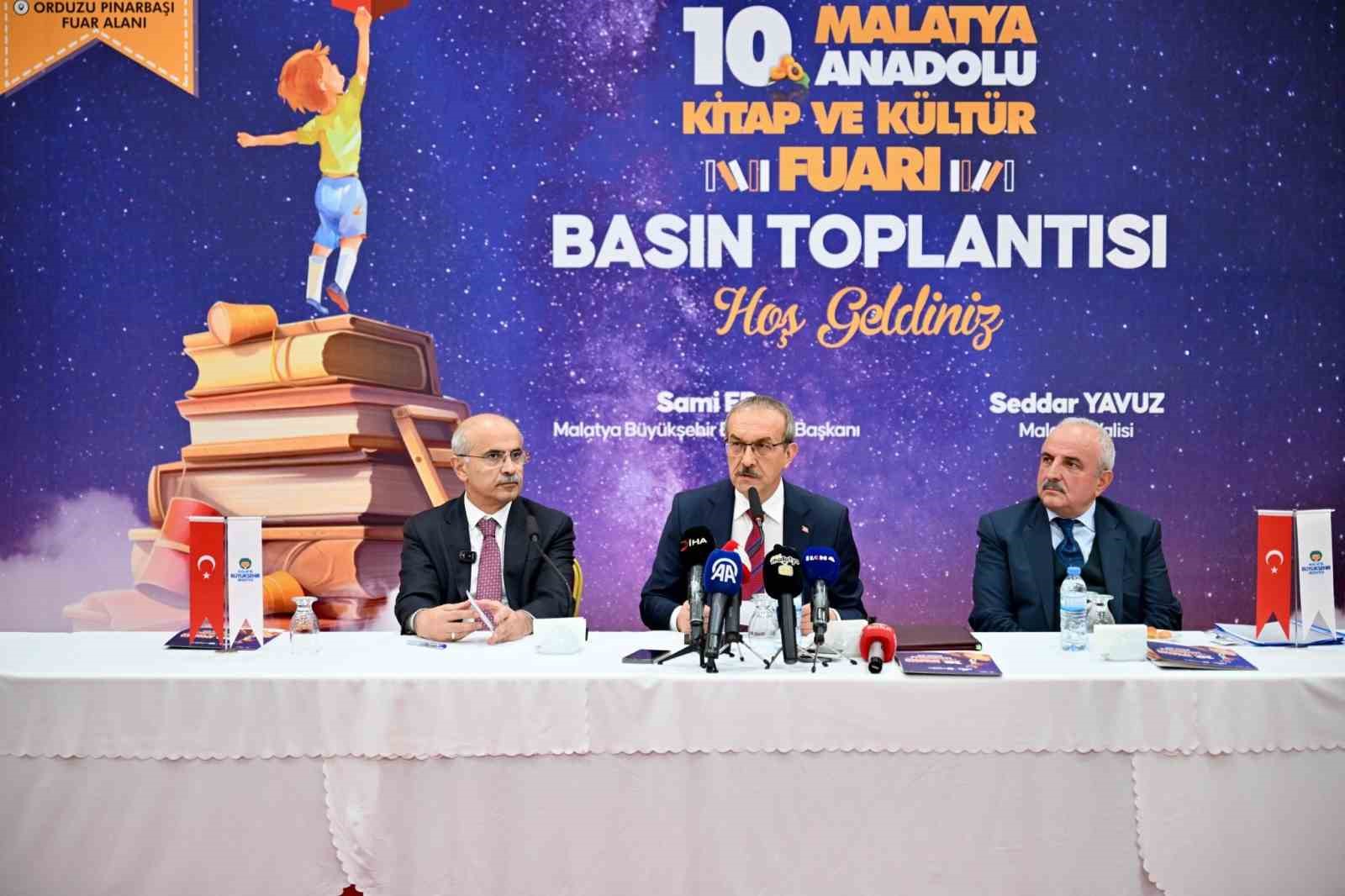 Malatya Anadolu Kitap ve Kültür Fuarı 10. yılında yeniden başlıyor
