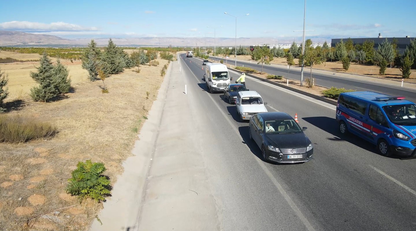 Polisten kaçtı, drondan kaçamadı
