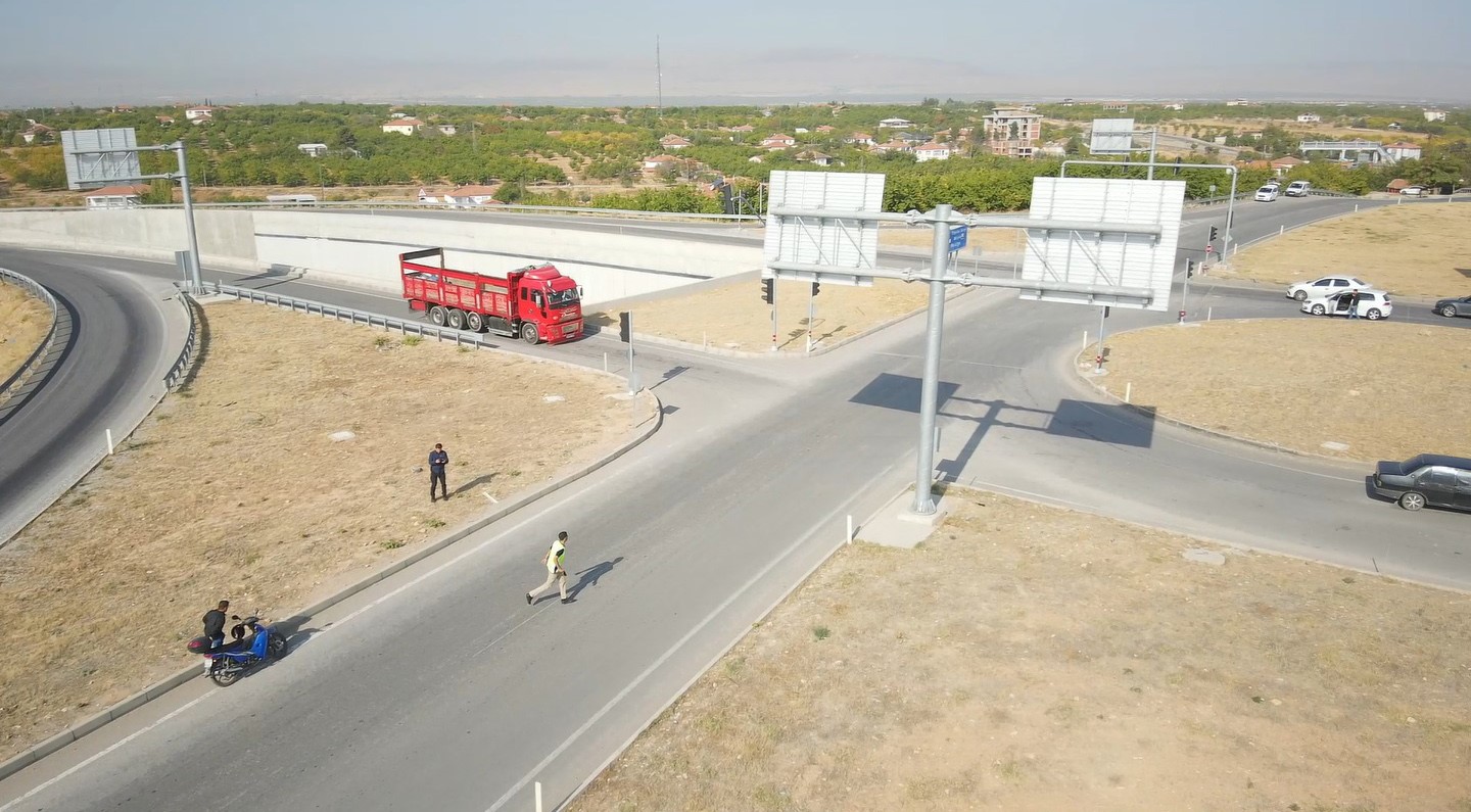 Polisten kaçtı, drondan kaçamadı