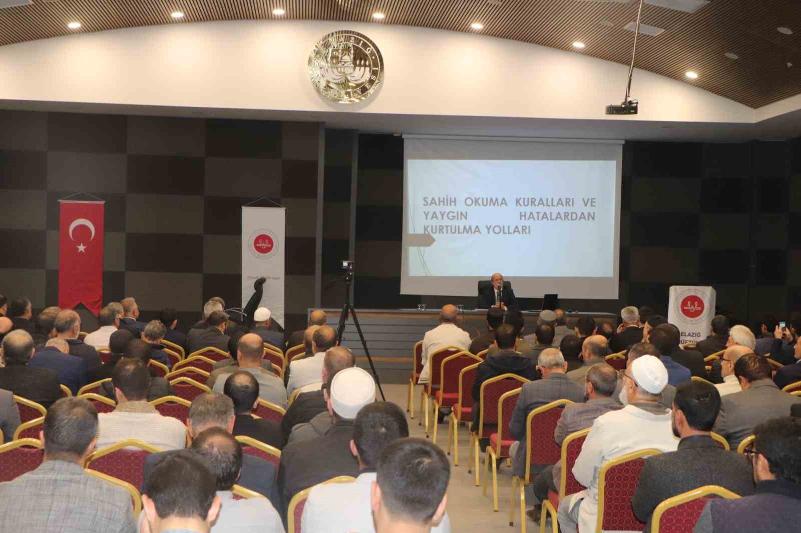 Elazığ’da müftülük personeline seminer