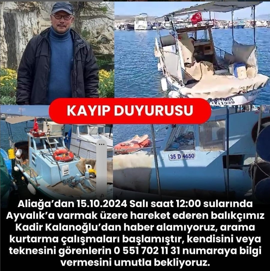 Midilli’de bulunan cesedin Ayvalıklı kayıp balıkçıya ait olup olmadığı araştırılıyor
