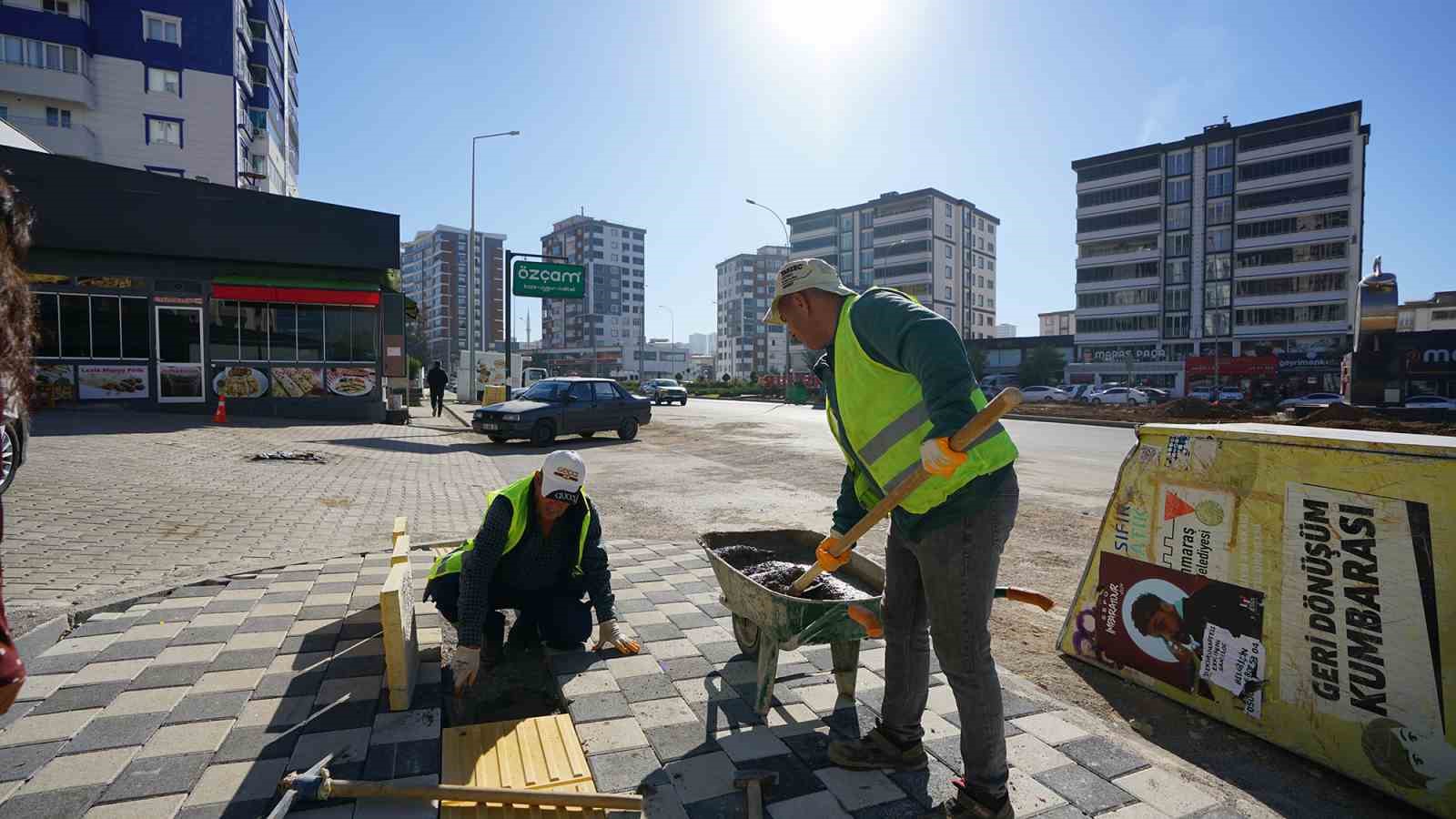 Kahramanmaraş’ta yürüyüş yolları yenileniyor
