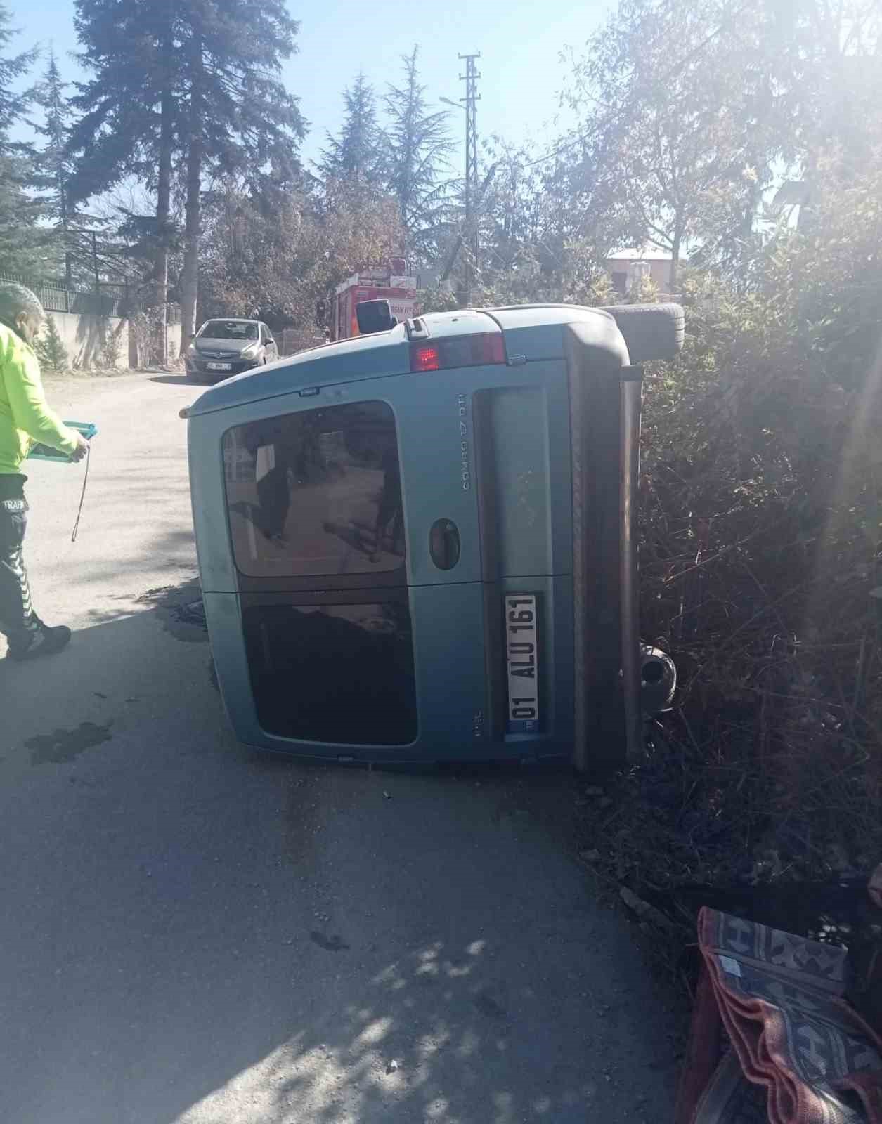 Çamlıyayla’da trafik kazası: 1 yaralı
