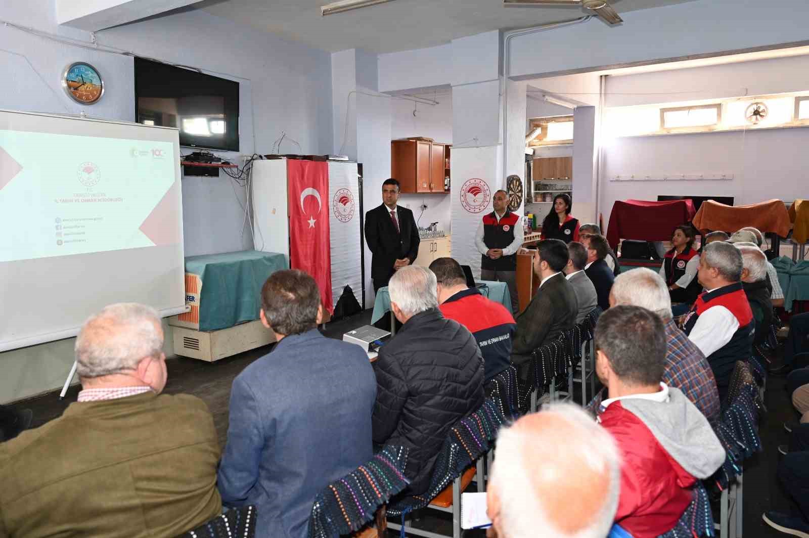 Denizli&rsquo;de 19 il&ccedil;ede eş zamanlı &ccedil;ift&ccedil;i bilgilendirme toplantısı yapıldı
