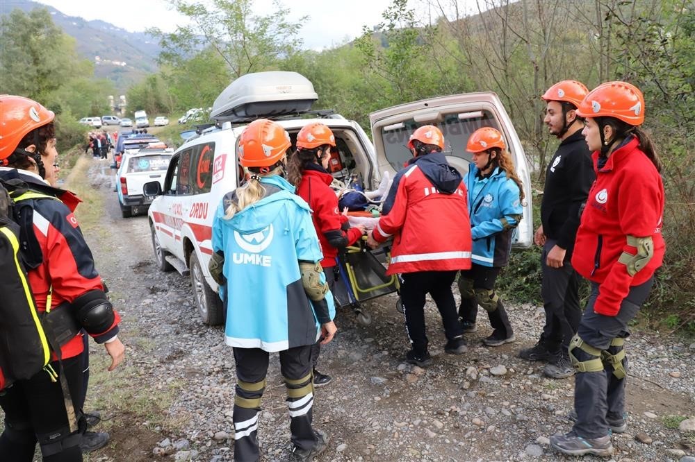 Ordu’da UMKE ekiplerinden afet tatbikatı