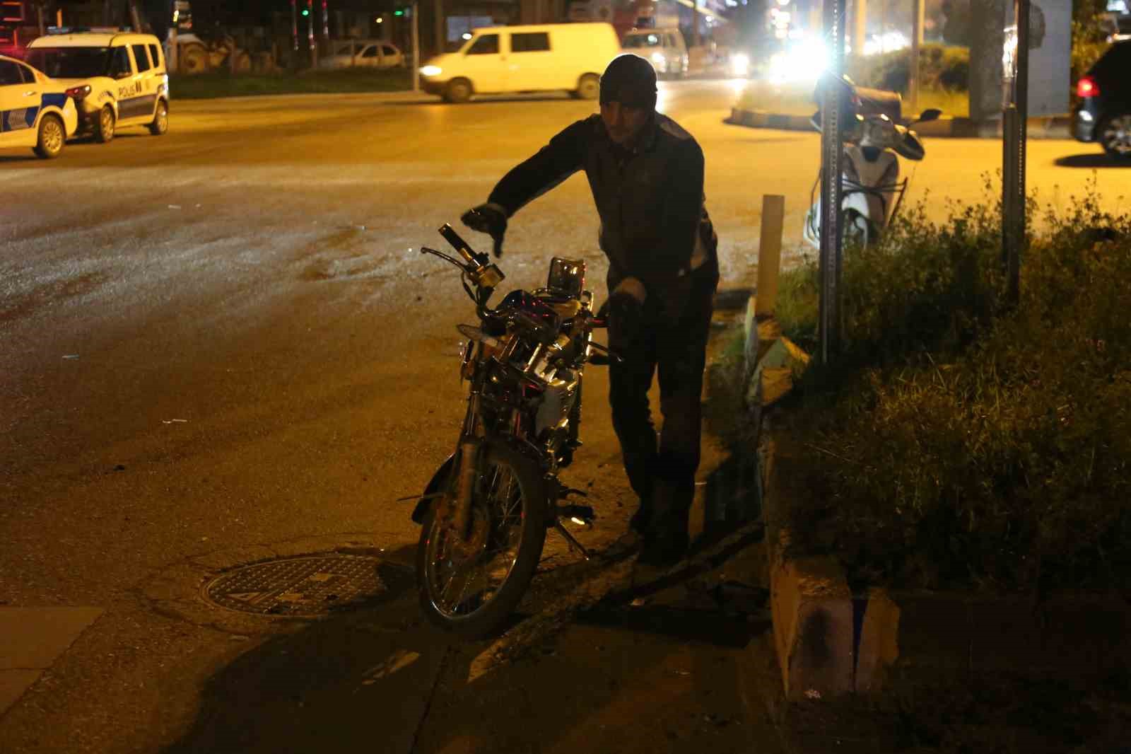 Polisin &quot;dur&quot; ihtarına uymadı, kaçarken ölümden döndü