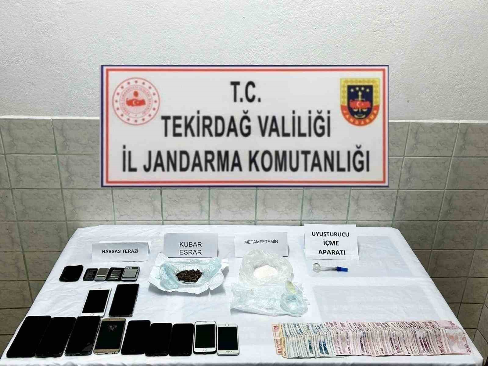 Tekirdağ’da kaçak alkol ve uyuşturucu operasyonu