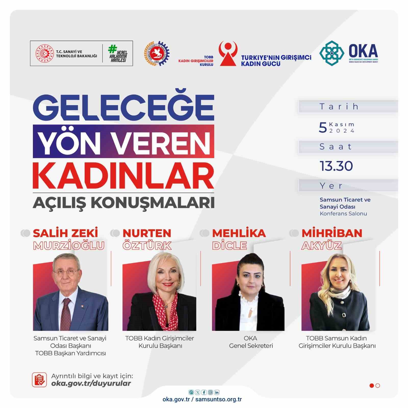 “Geleceğe Yön Veren Kadınlar” Samsun’da
