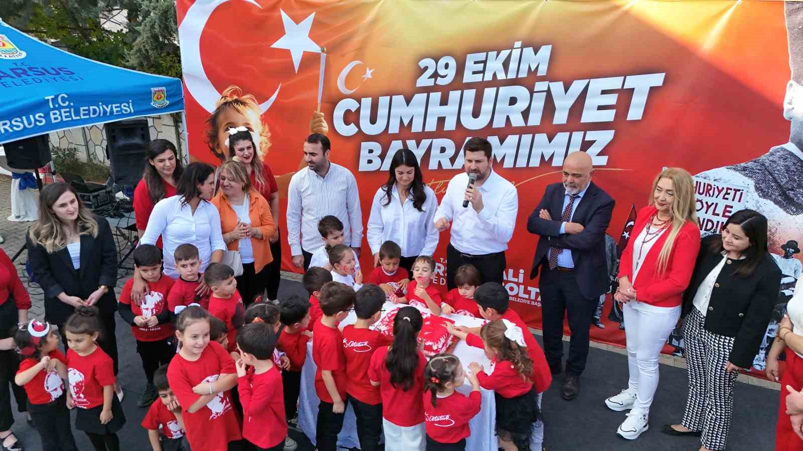 Tarsus Belediyesi kreşlerinde Cumhuriyet Bayramı coşkusu