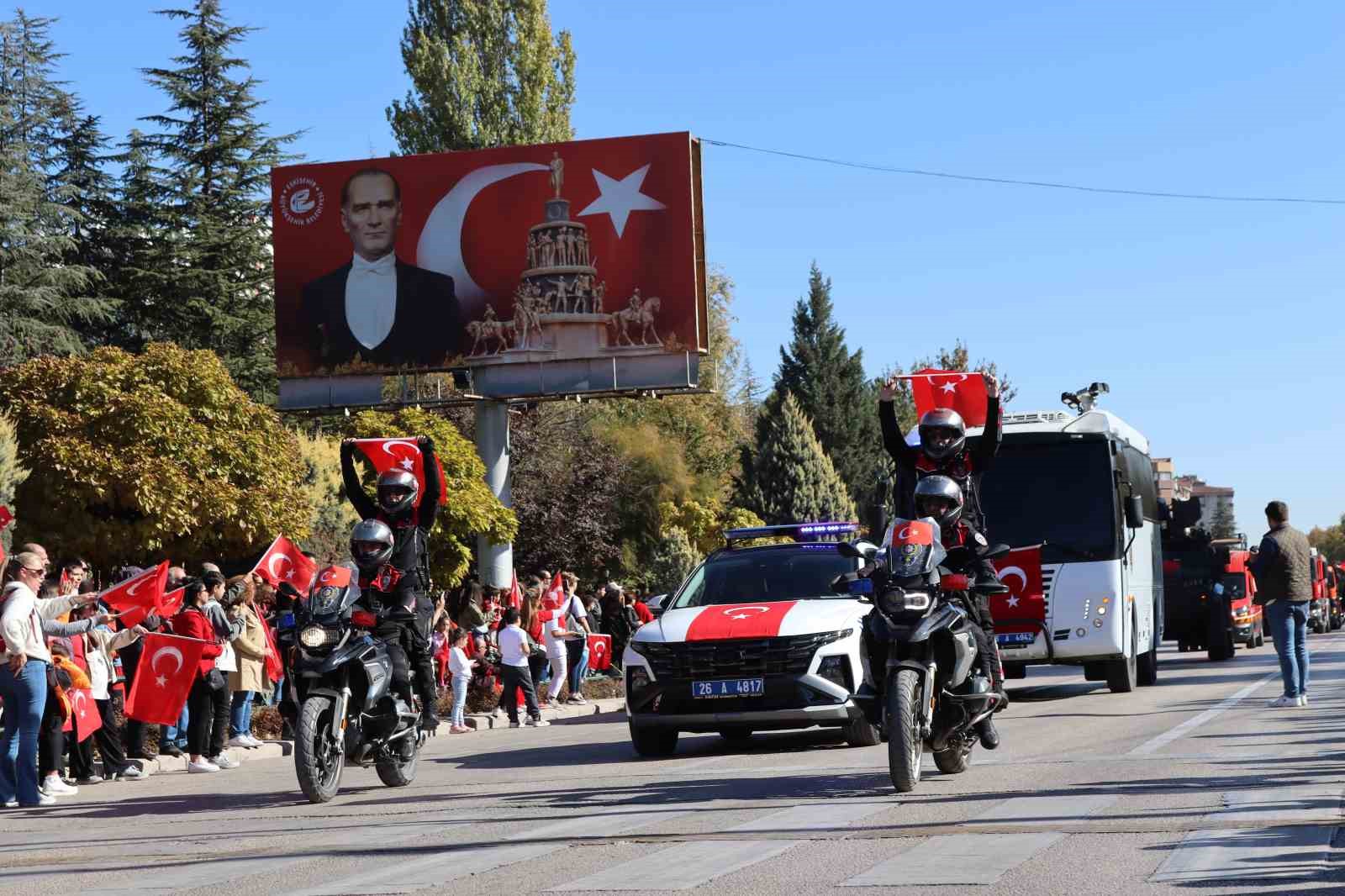 Cumhuriyetin 101’inci yılı Eskişehir’de coşkuyla kutlandı