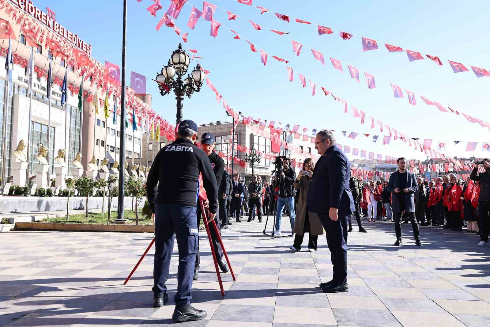 Keçiören’de Cumhuriyet Bayramı’nın 101. yılı kutlandı