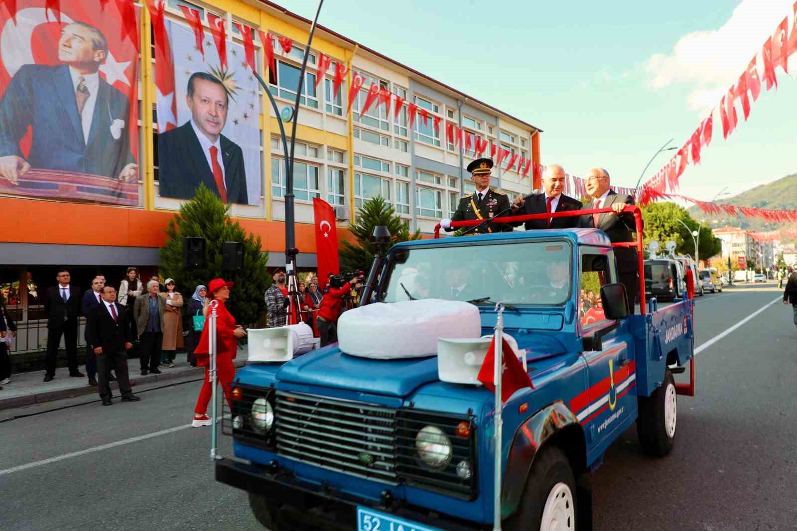 Ordu’da Cumhuriyet Bayramı coşkuyla kutlandı