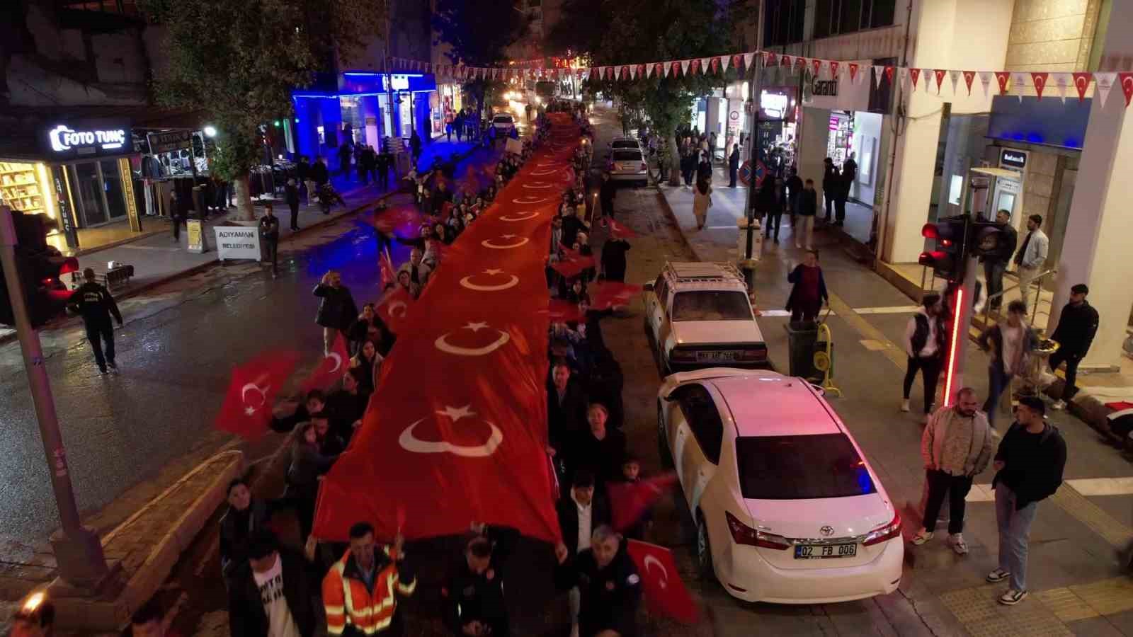 Adıyaman’da Cumhuriyet’in 101. yılı coşkusu