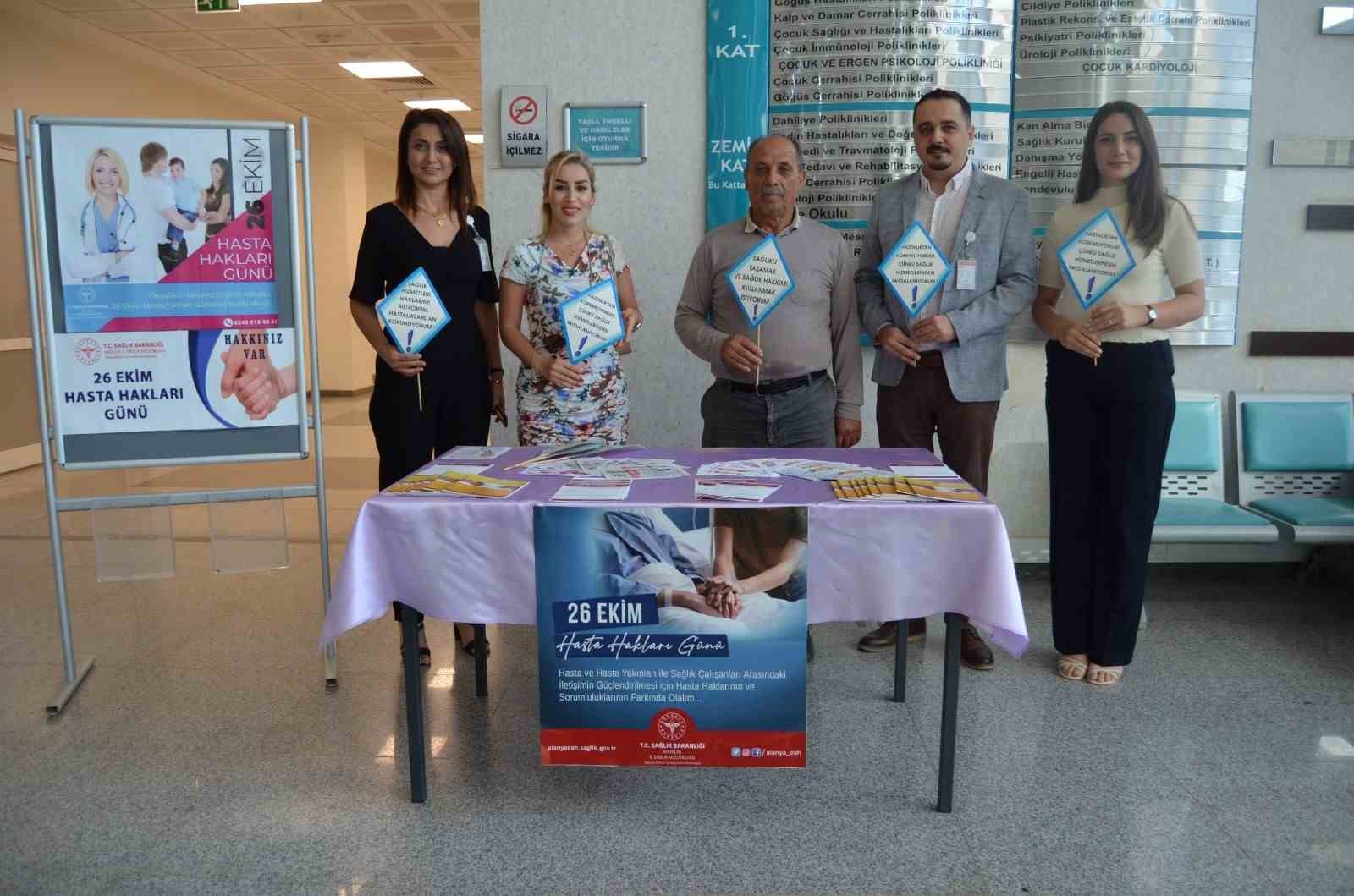 Alanya’da Dünya Hasta Hakları Günü tanıtıldı