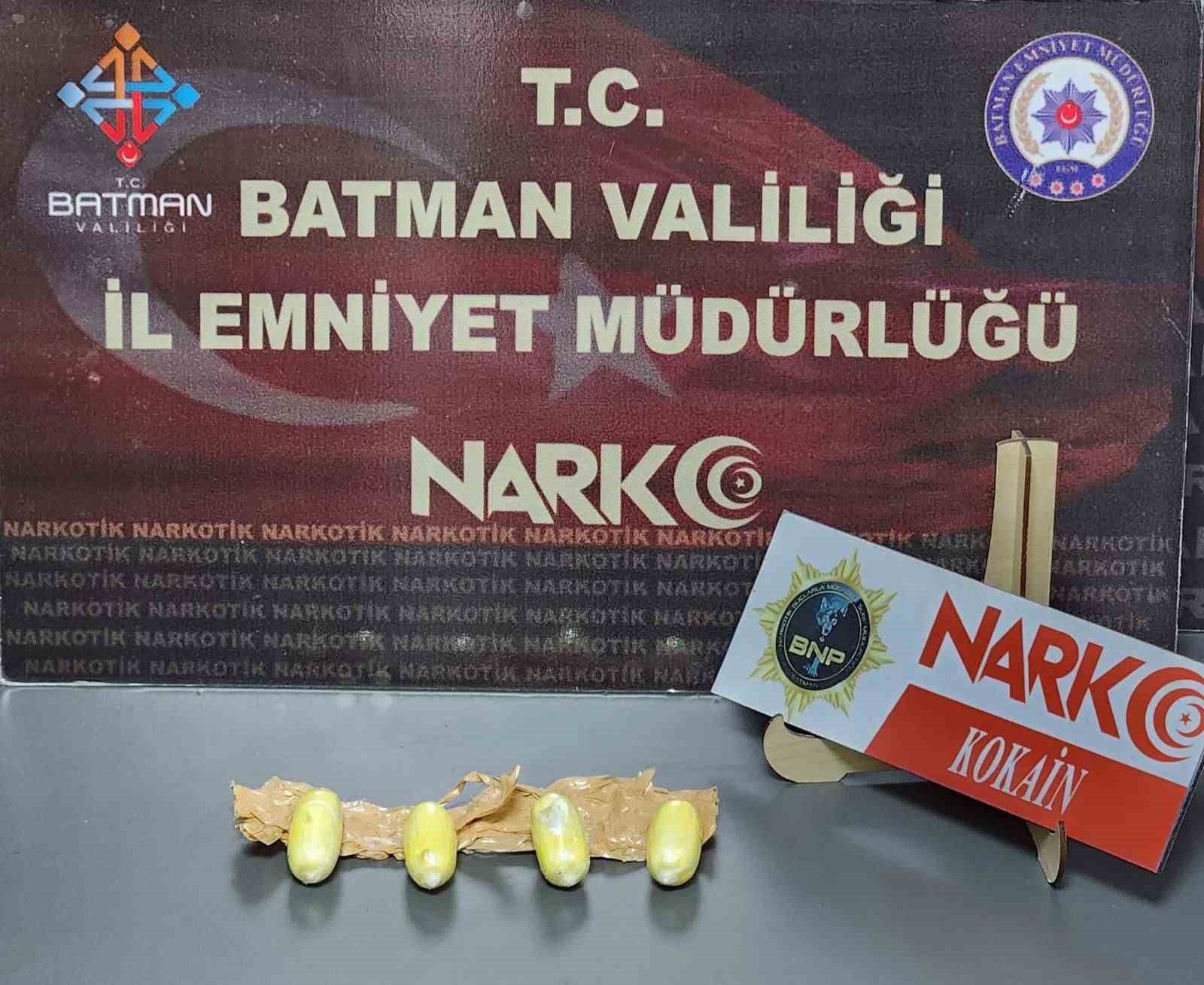 Batman’da üzerinde uyuşturucu madde ele geçirilen şahıs tutuklandı