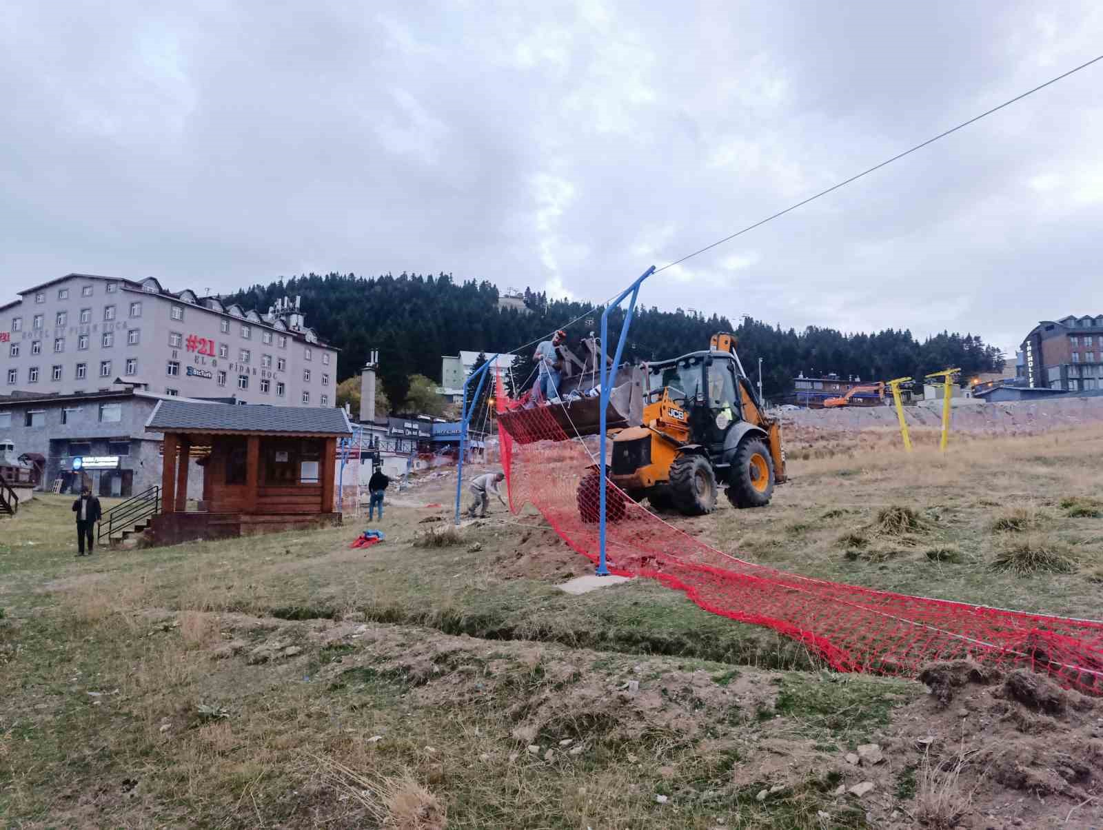 Uludağ Kayak Merkezi’nin pist güvenliğine Erciyes’ten destek