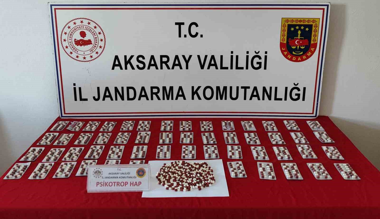 Aksaray’da uyuşturucu hap operasyonu: 1 tutuklama