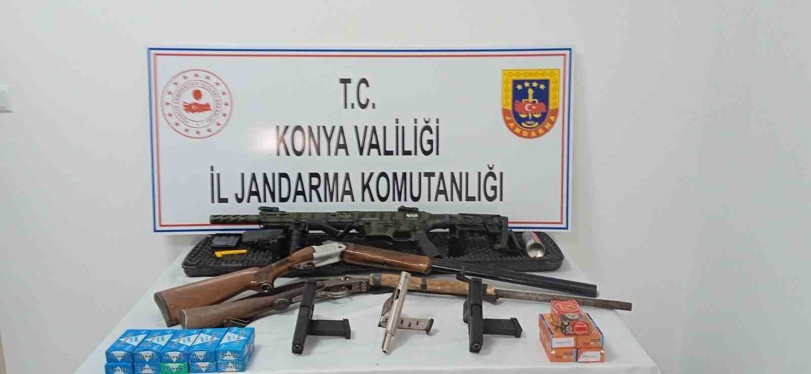 Konya&rsquo;da ka&ccedil;ak silah operasyonu: 1 tutuklama
