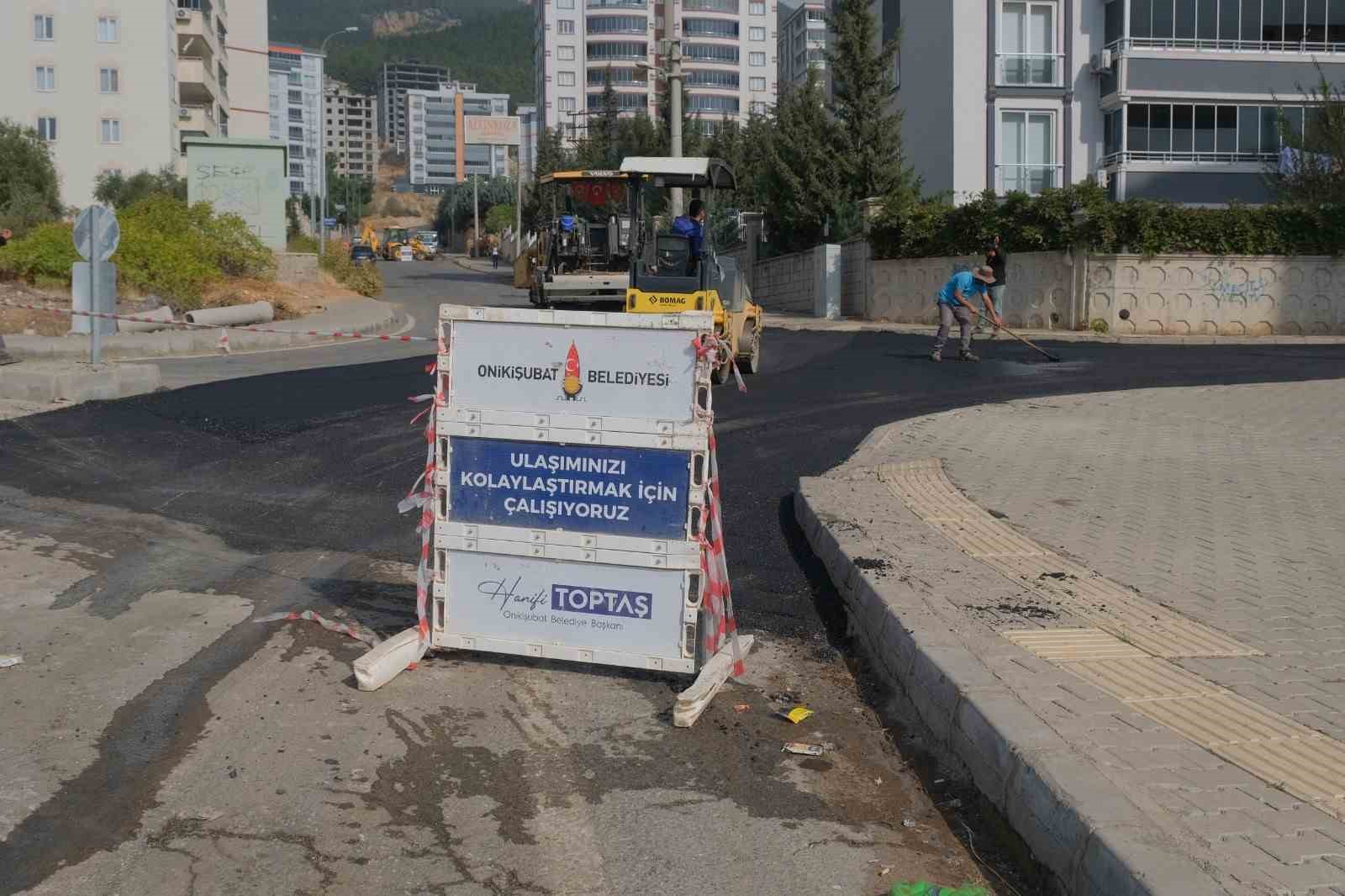 Onikişubat Belediyesi’nden yol yatırımları
