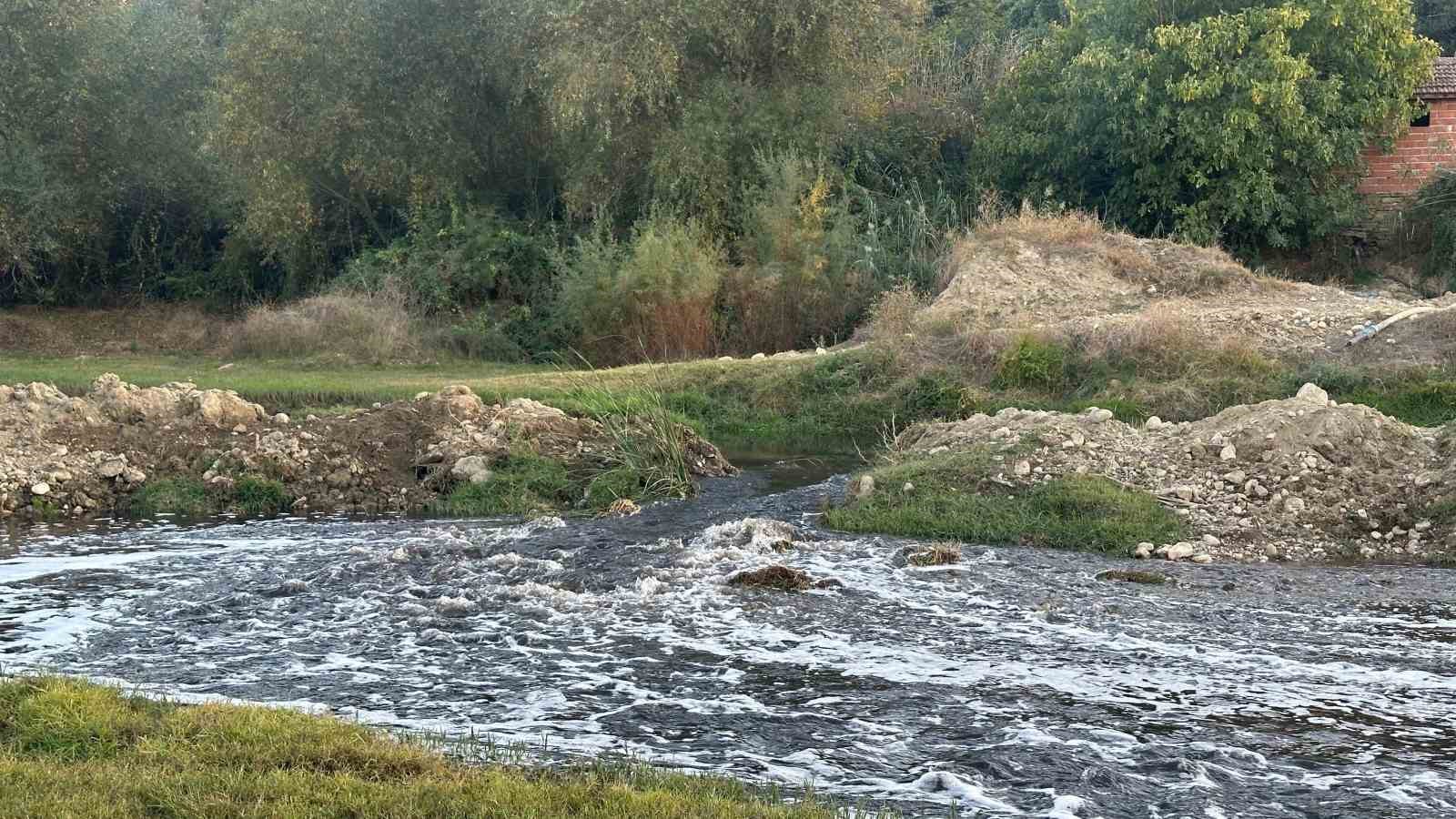 Uşak OSB’den bırakılan atıkların Gediz Nehri’nde kirlilik ve balık ölümlerine neden olduğu iddia edildi