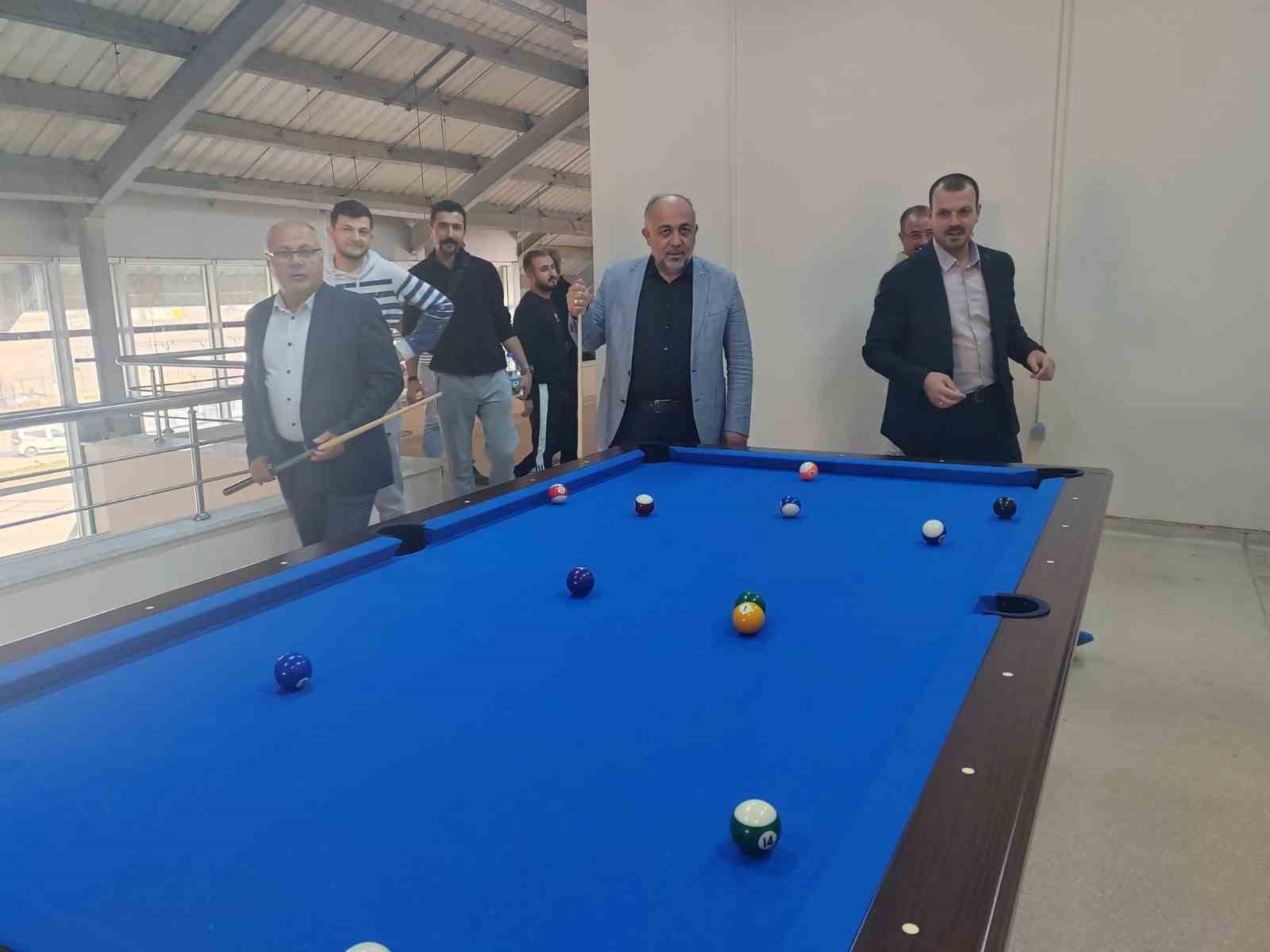 Gençlik ve Spor İl Müdürlüğü bünyesinde ilk kez bilardo eğitimleri başlatıldı
