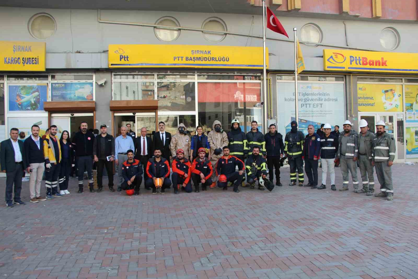 Şırnak’ta deprem tatbikatı
