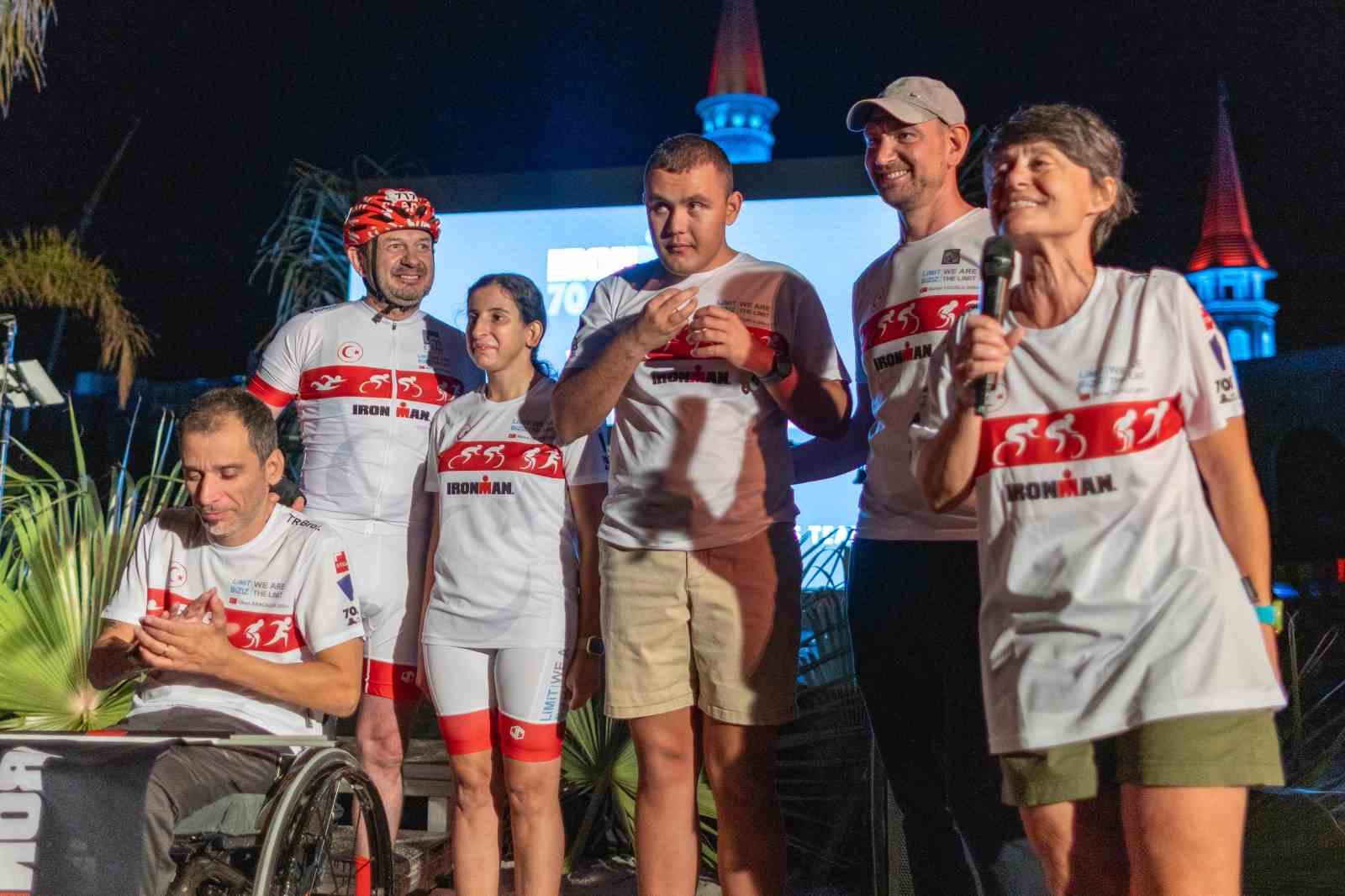 Üç özel sporcu ve Oğuz Ömür, IRONMAN 70.3’te limitleri zorlayacak