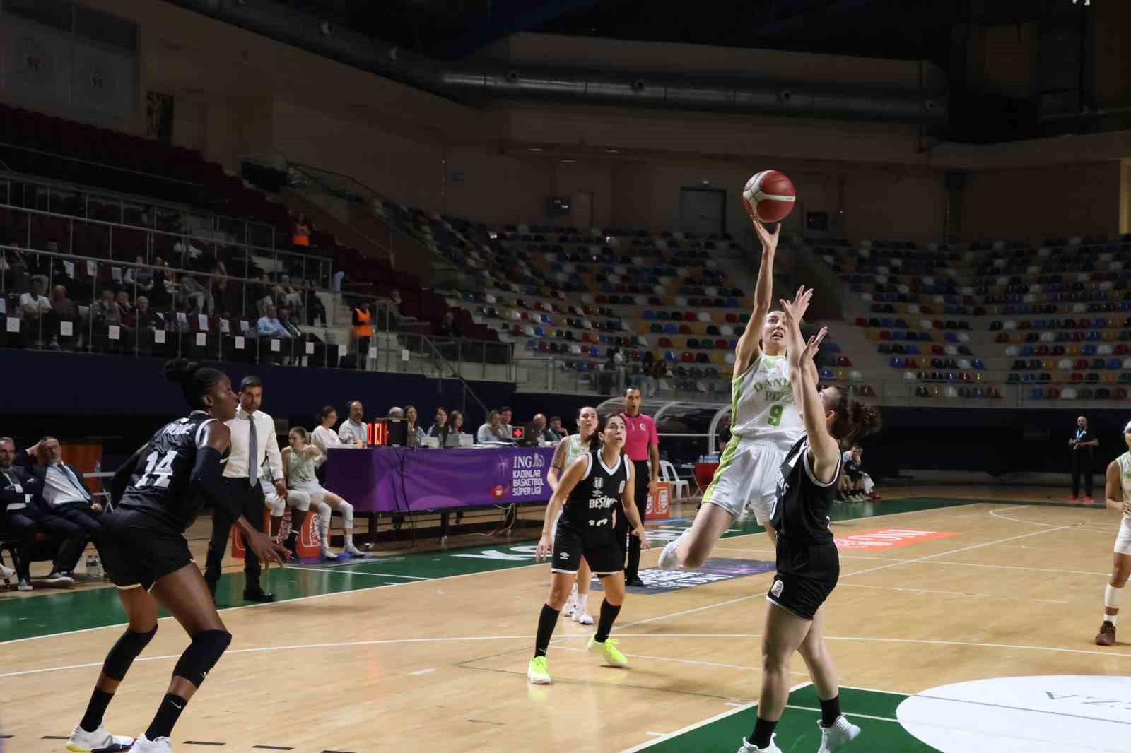 Kadınlar Basketbol Süper Ligi: Danilos Pizza: 83 - Beşiktaş: 75