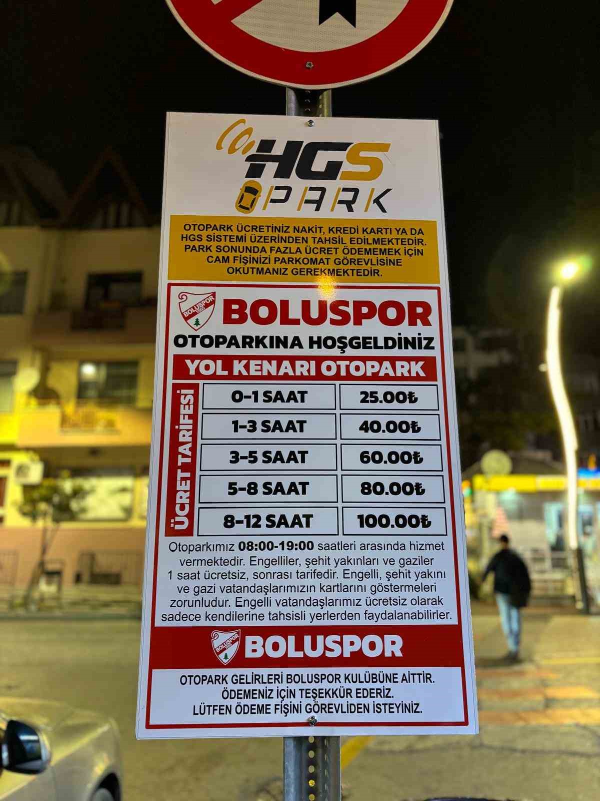 Bolu’da HGS ile otopark parası tartışması
