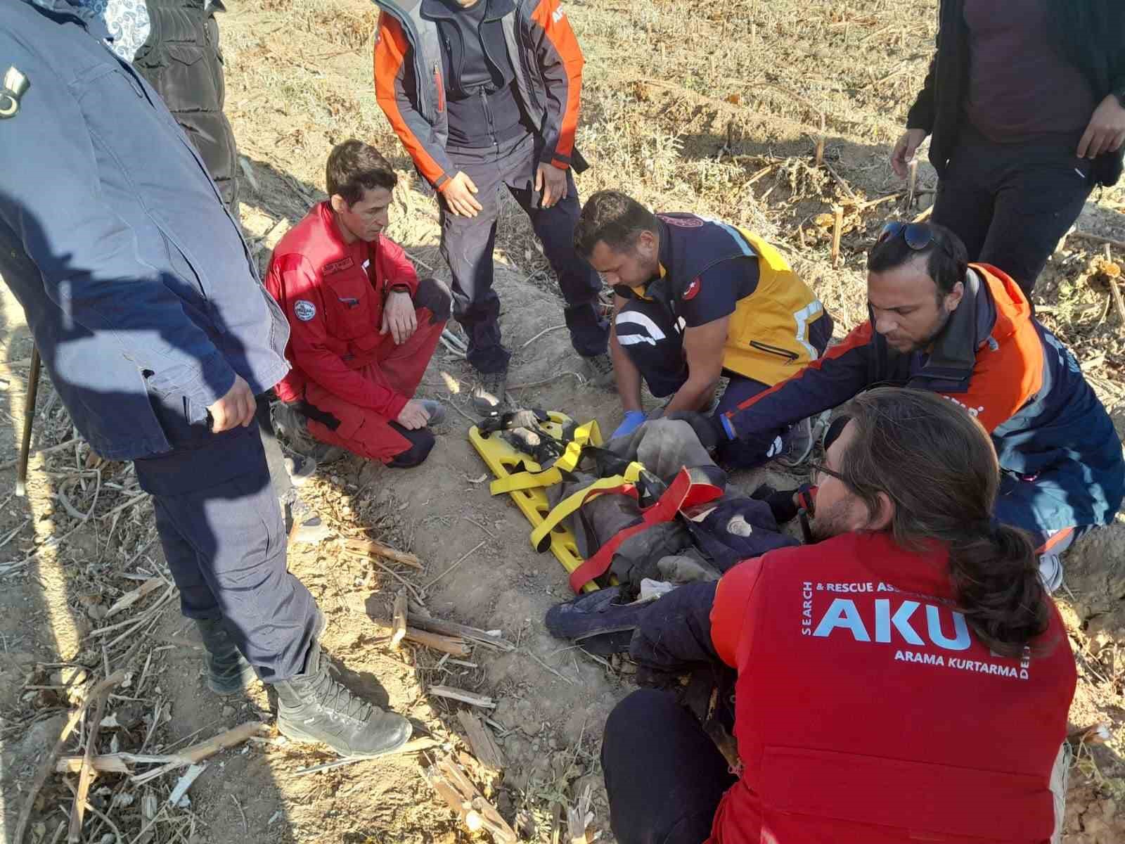 83 yaşındaki kayıp şahıs tarlada bulundu