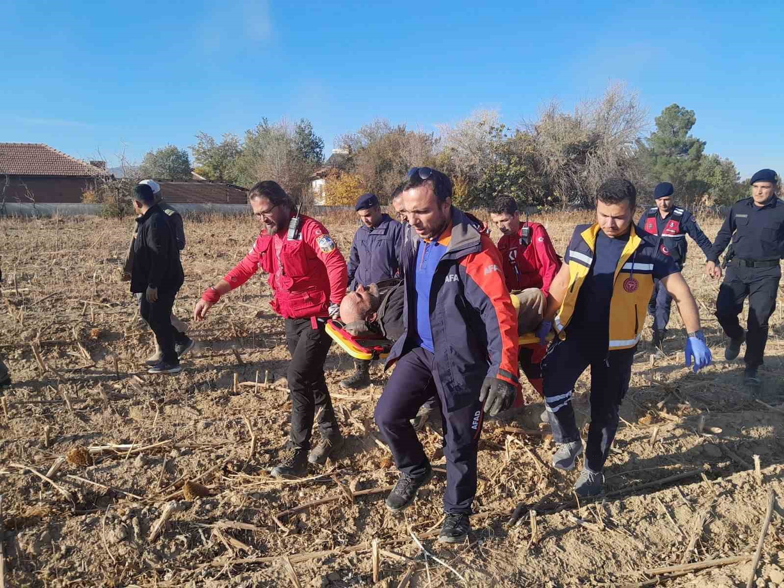 83 yaşındaki kayıp şahıs tarlada bulundu
