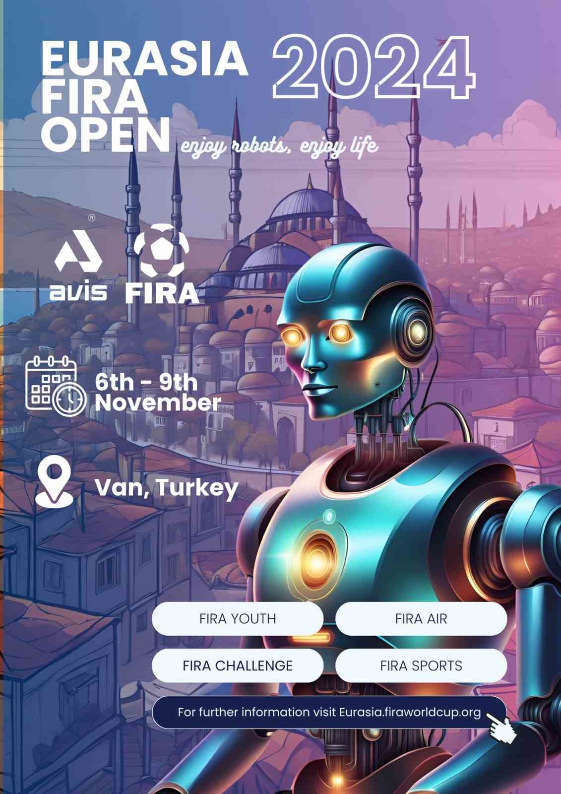 Robot dünyası Van’da buluşuyor