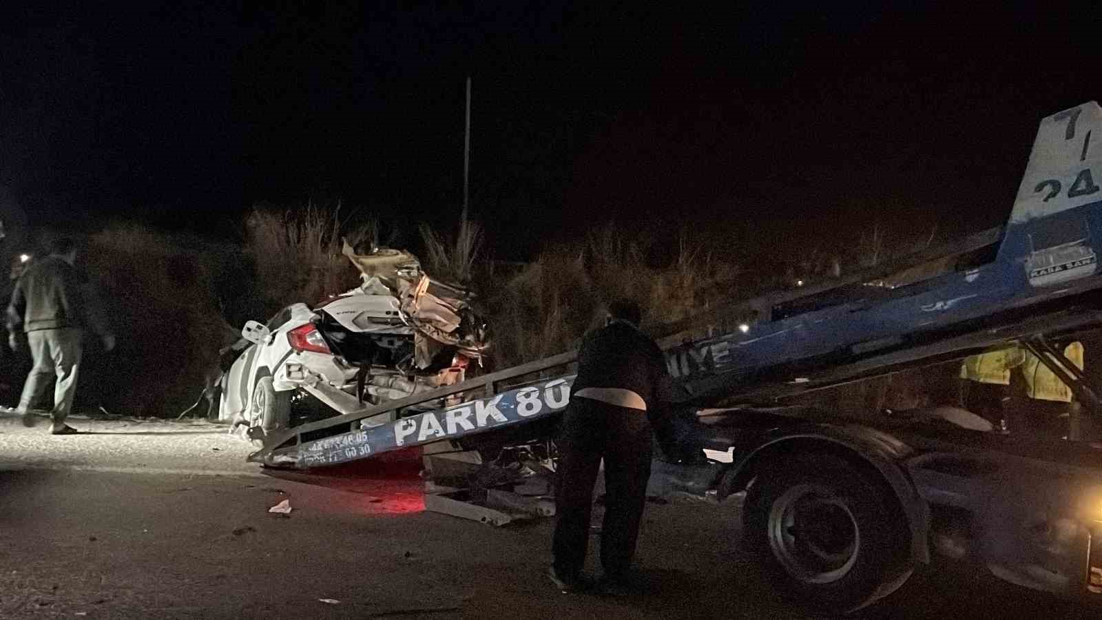 Osmaniye’de meydana gelen feci kazada ölü sayısı 4’e yükseldi