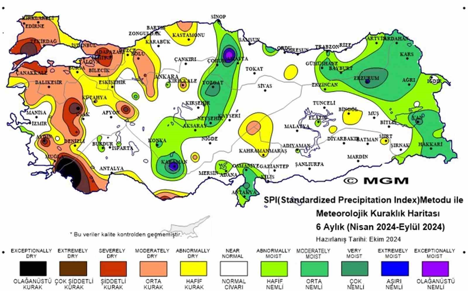 Türkiye’nin en kurak ili Muğla