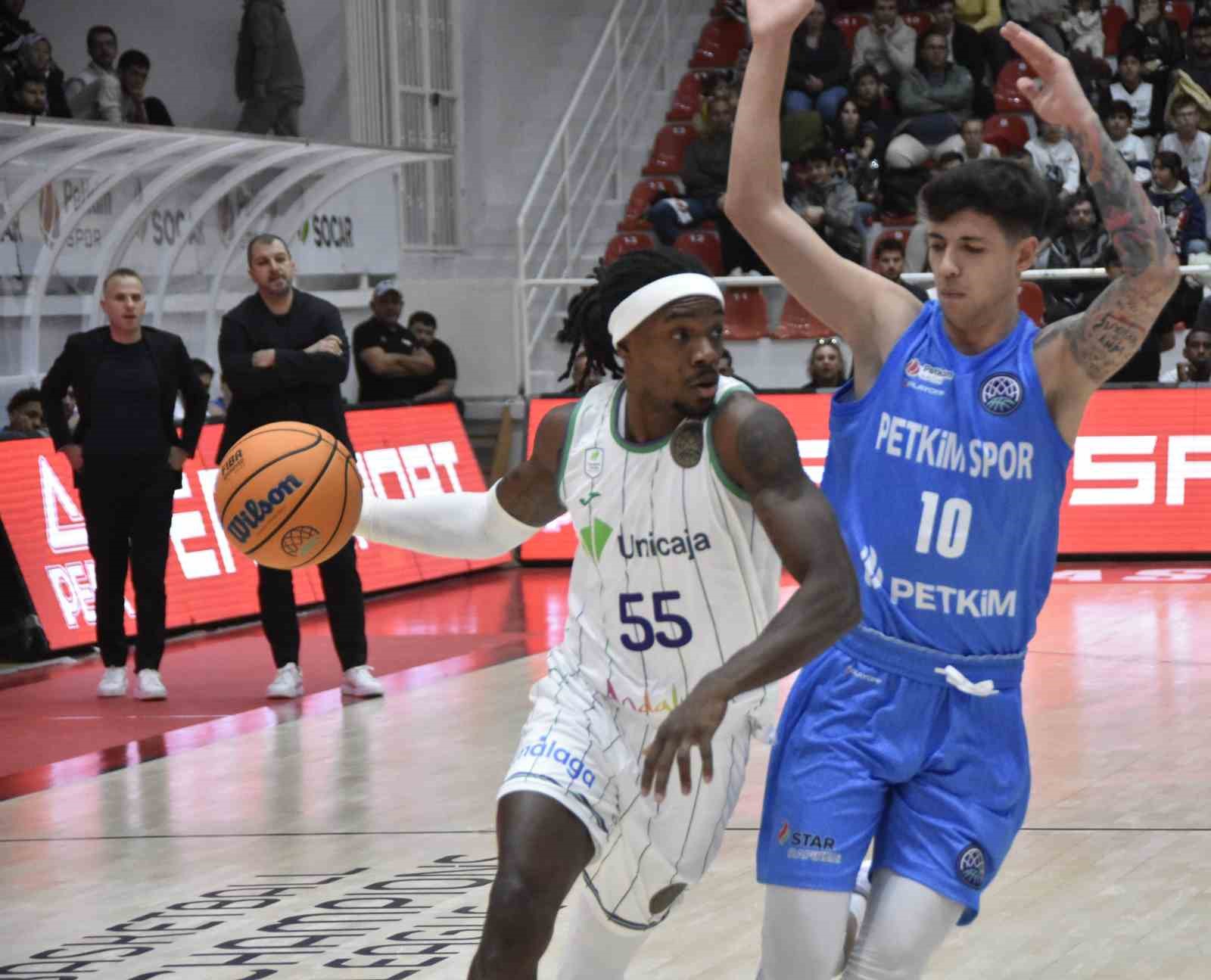 FIBA Şampiyonlar Ligi: Aliağa Petkimspor: 56 - Unicaja: 108