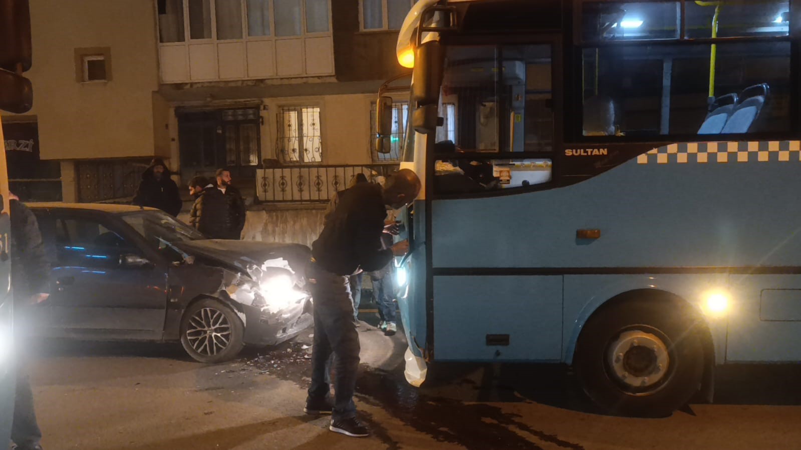 Erzurum’da trafik kazası: 1 yaralı