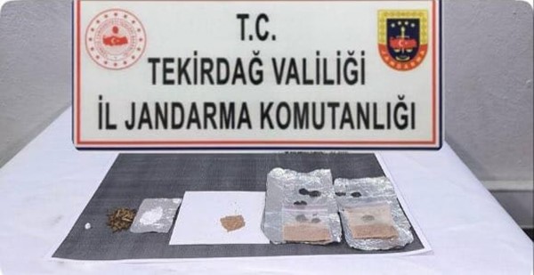 Tekirdağ’da uyuşturucu operasyonları: Çok sayıda uyuşturucu madde ele geçirildi