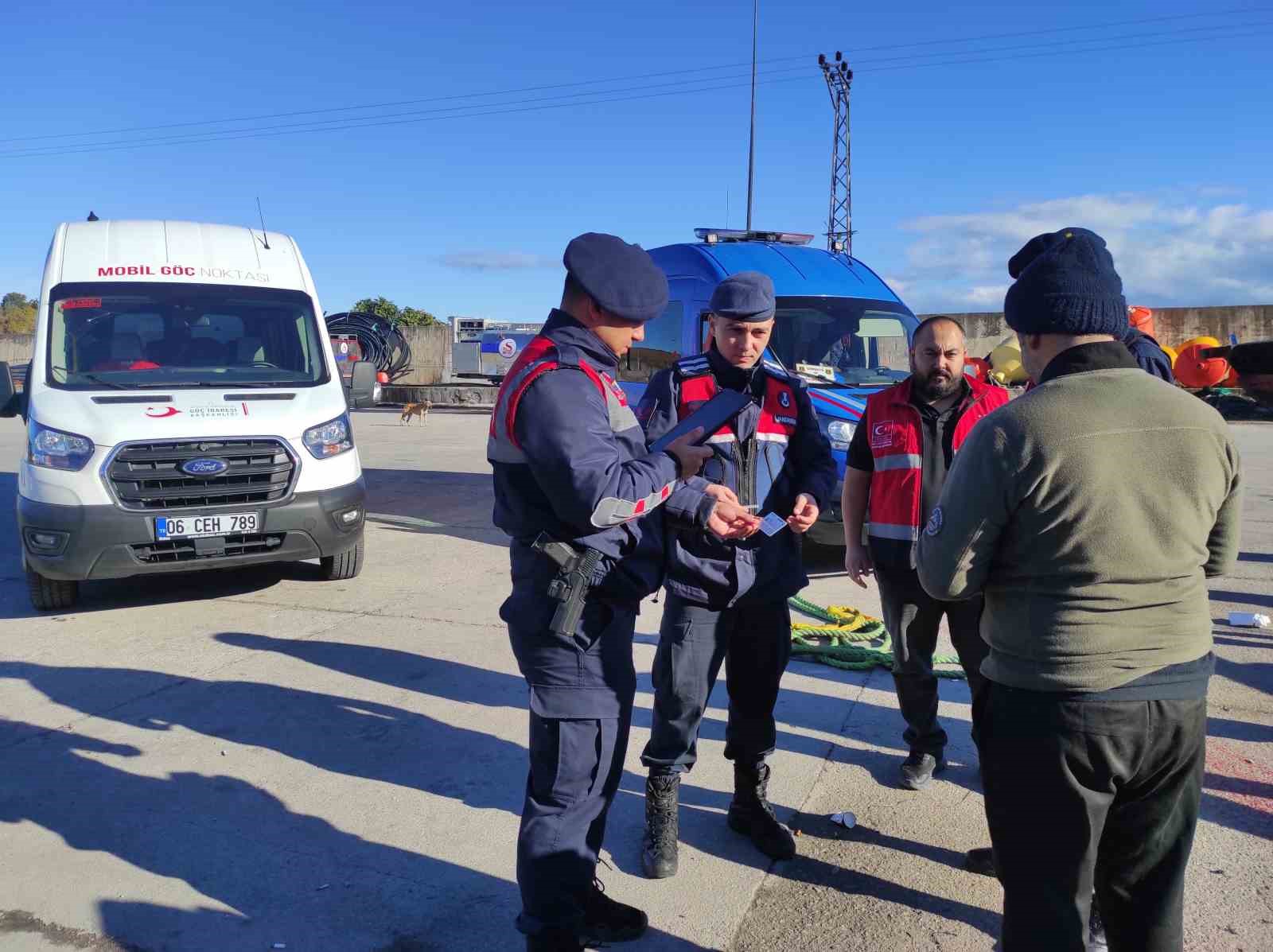 Sinop’ta düzensiz göçmen denetimi