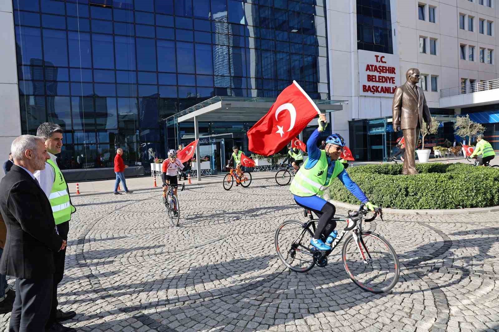 Ataşehir’den Anıtkabir’e kadar pedal çevirecekler
