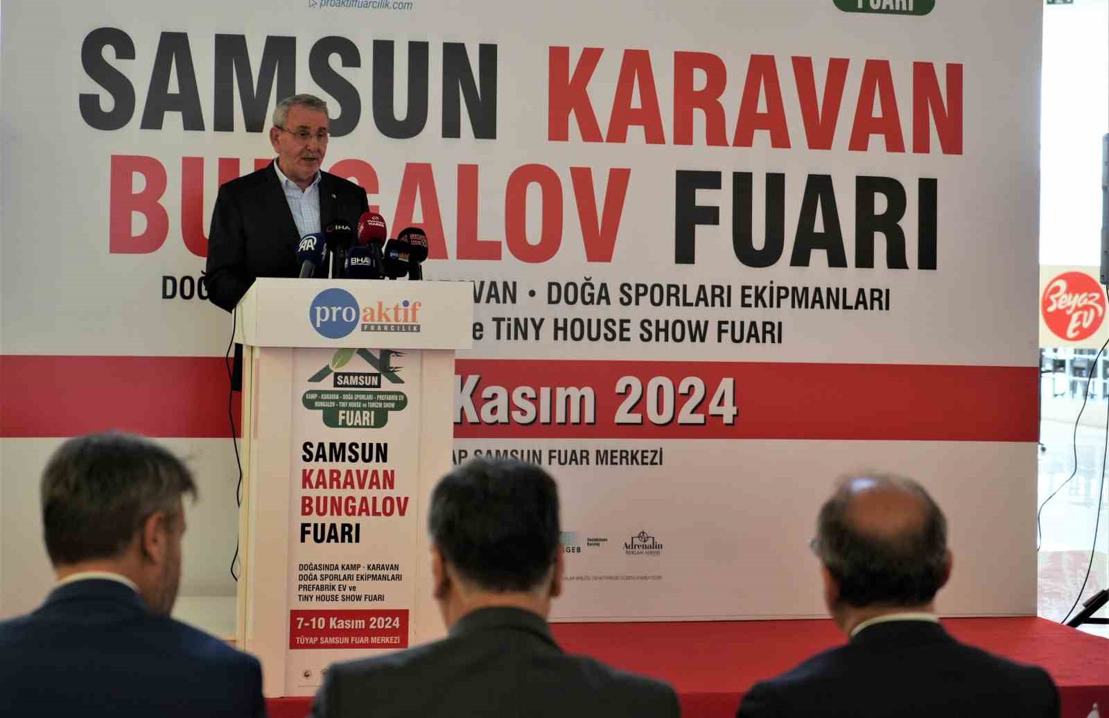 Samsun’da "Karavan ve Bungalov Fuarı" ziyaretçilere kapılarını açtı
