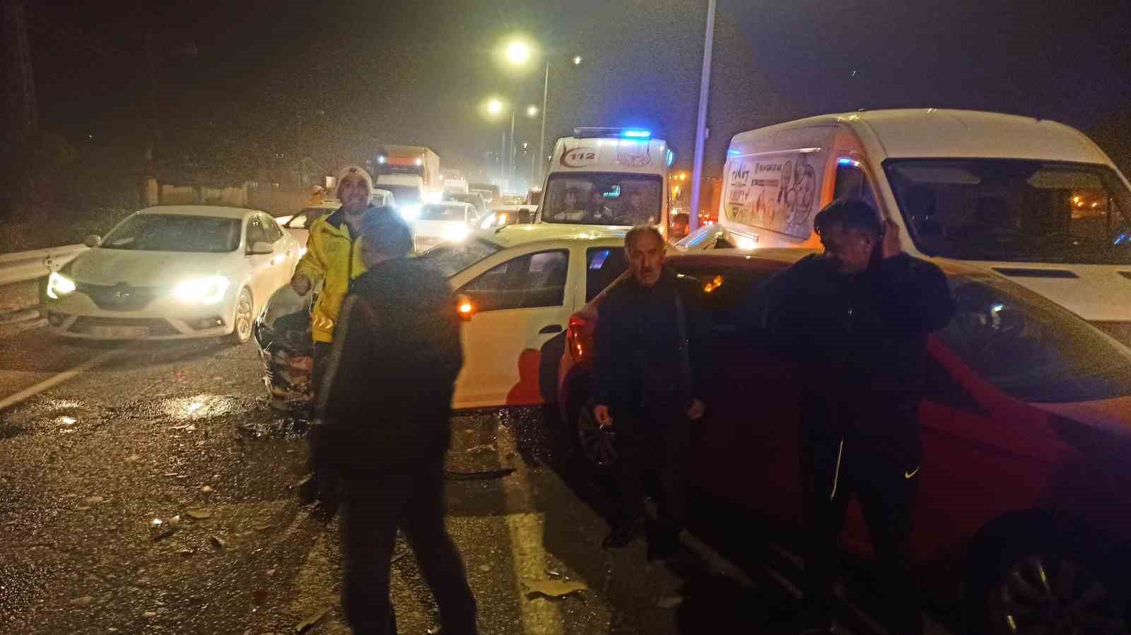 Malatya’da zincirleme kaza: 2 yaralı
