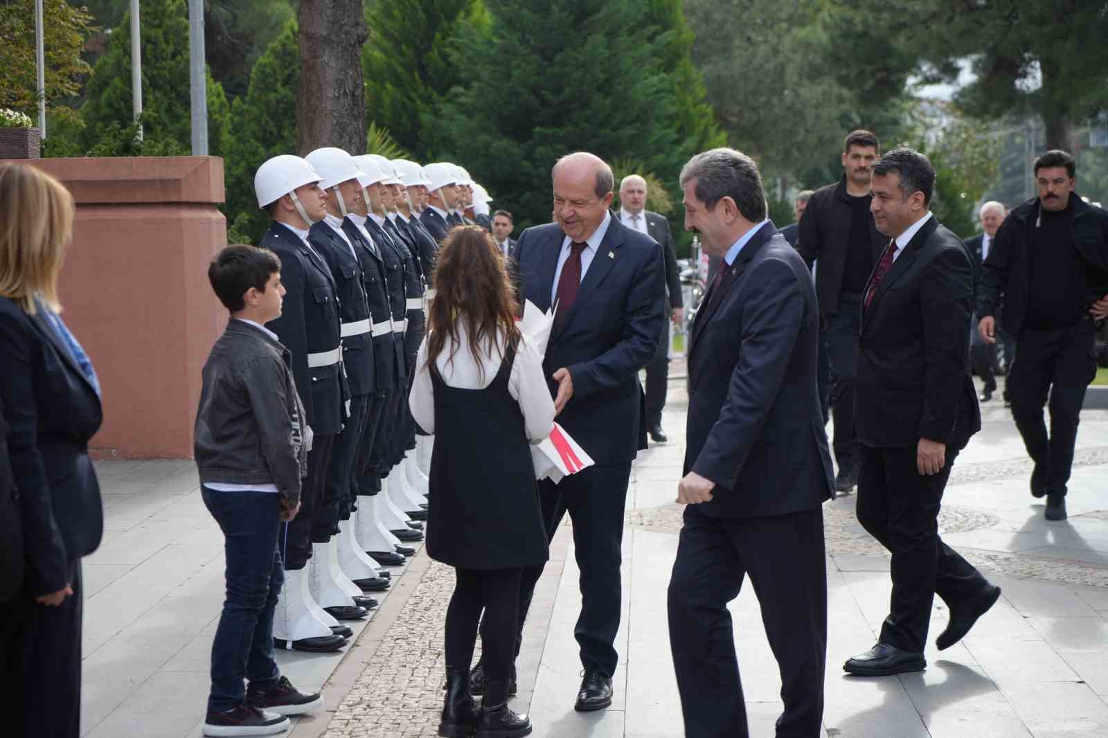 KKTC Cumhurbaşkanı Tatar, Samsun’da temaslarına başladı
