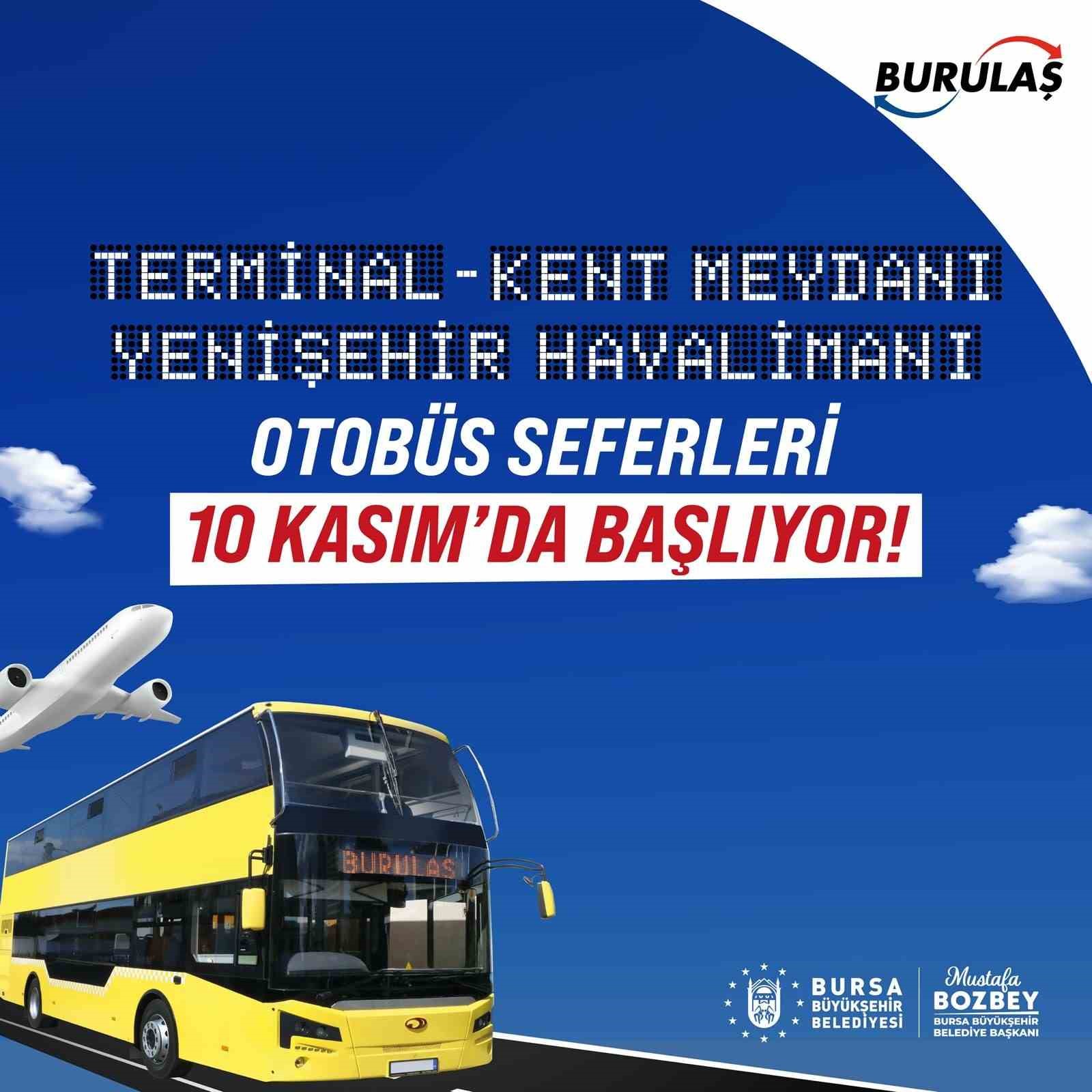 Yenişehir Havalimanı’na ulaşım artık çok kolay
