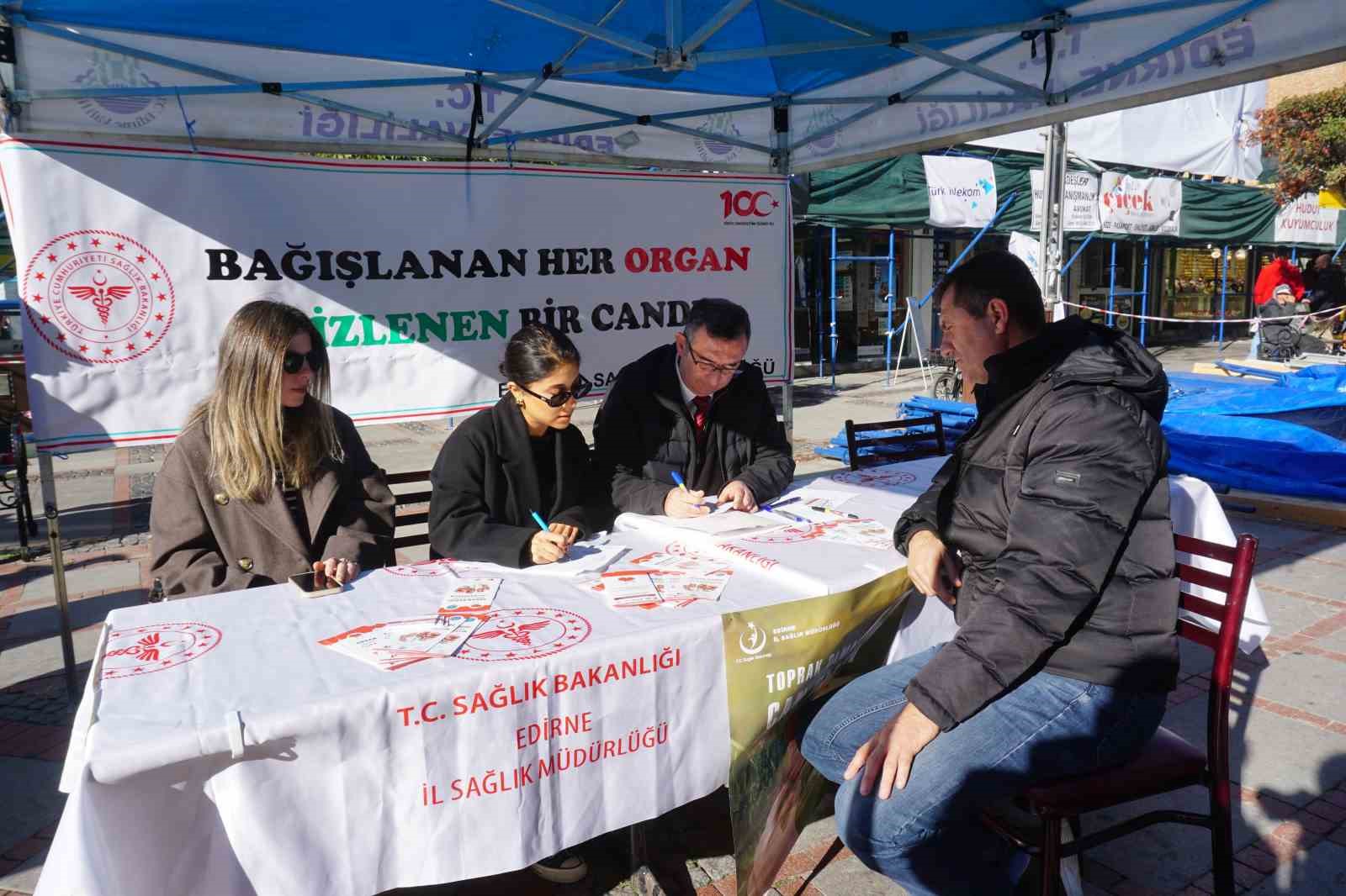 Edirne’de organ bağışının önemine dikkat çekildi