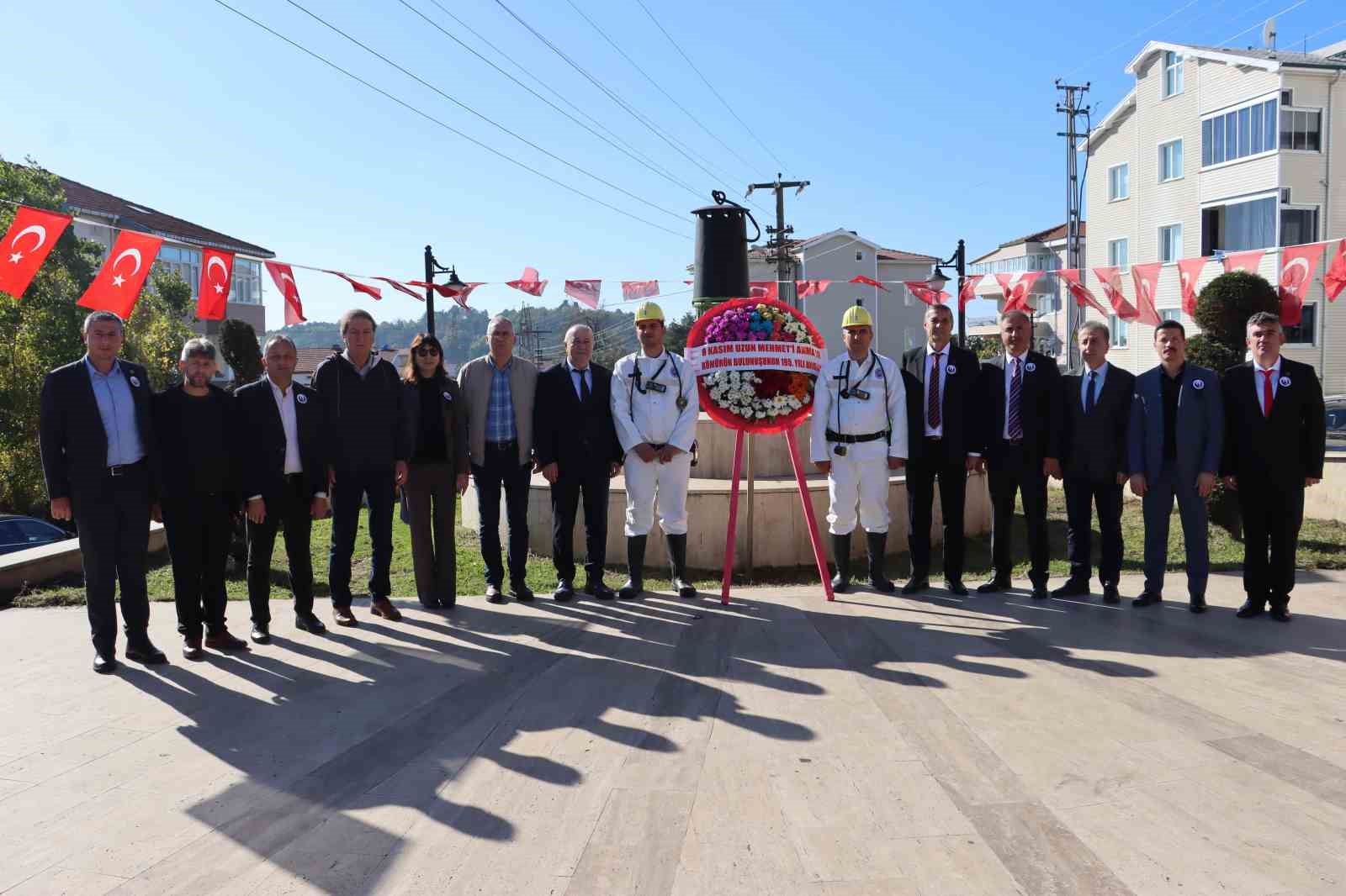 Taş kömürünü bulan Uzun Mehmet törenle anıldı
