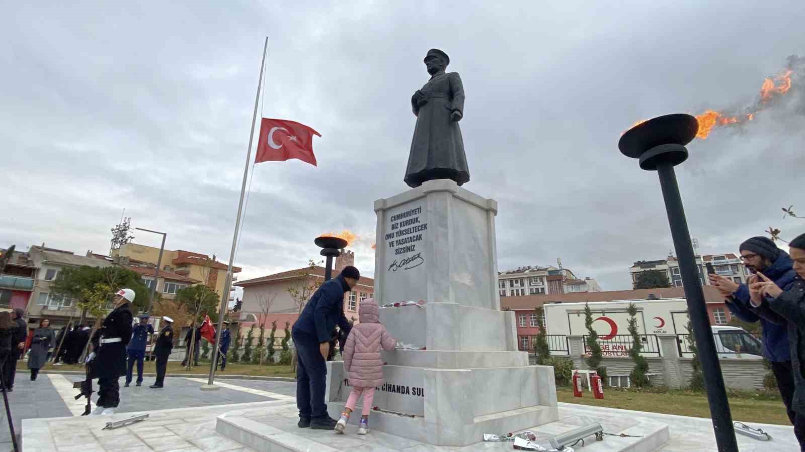 Çanakkale’de Atatürk ölümünün 86. yılında anıldı
