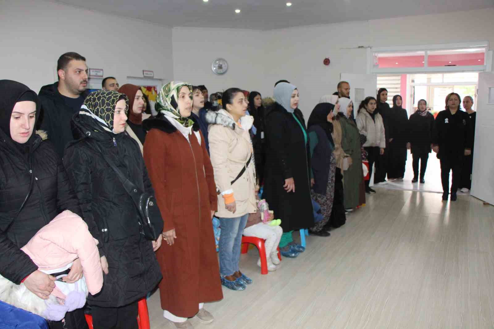 Amasya’da anaokulu öğrencileri Atatürk’ü şiirlerle andı
