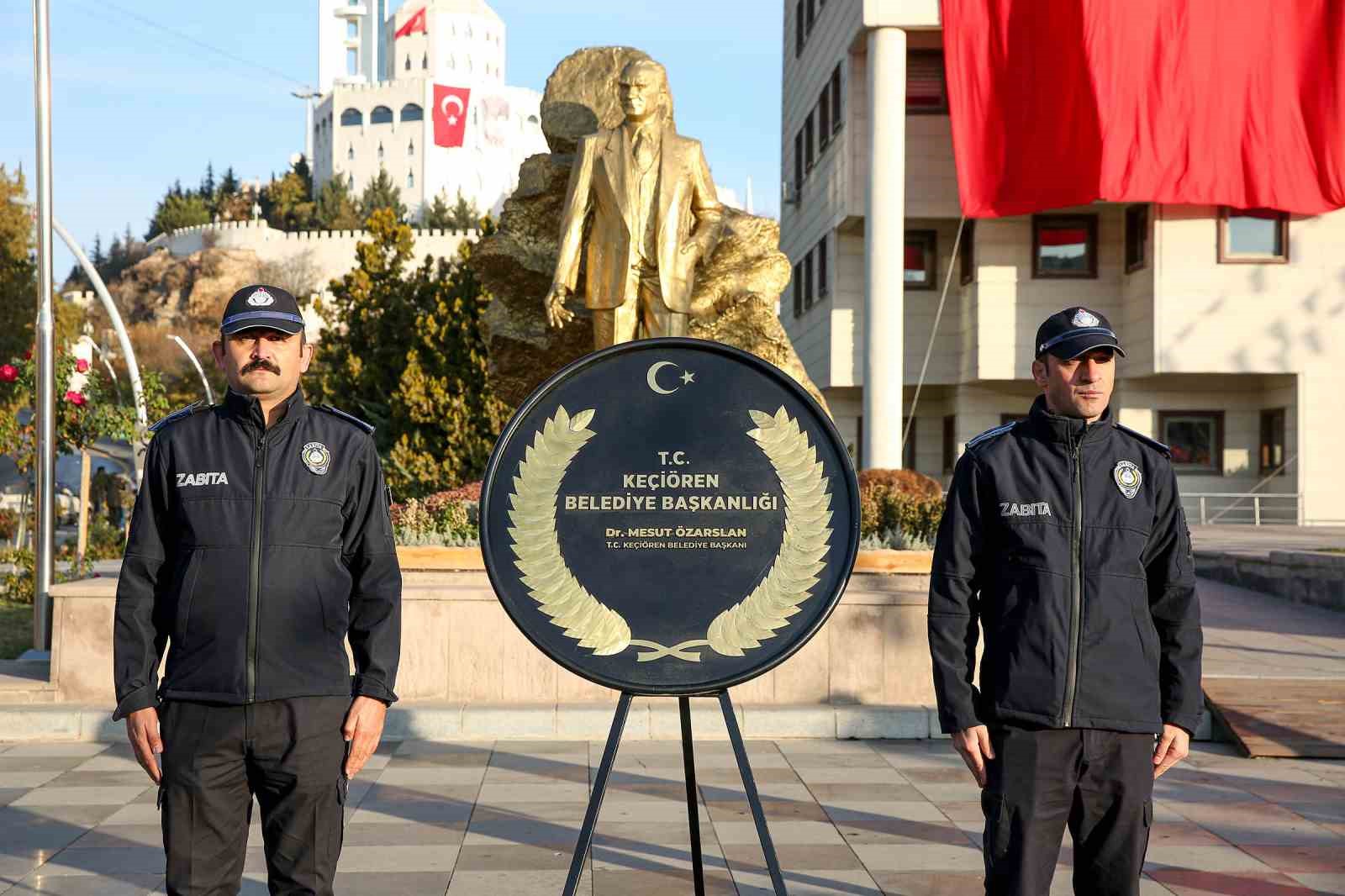 Keçiören, Atatürk’ü özlemle andı
