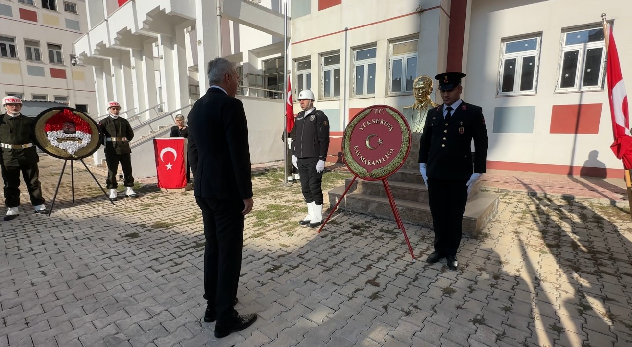 Y&uuml;ksekova&rsquo;da 10 Kasım Atat&uuml;rk&rsquo;&uuml; Anma G&uuml;n&uuml;
