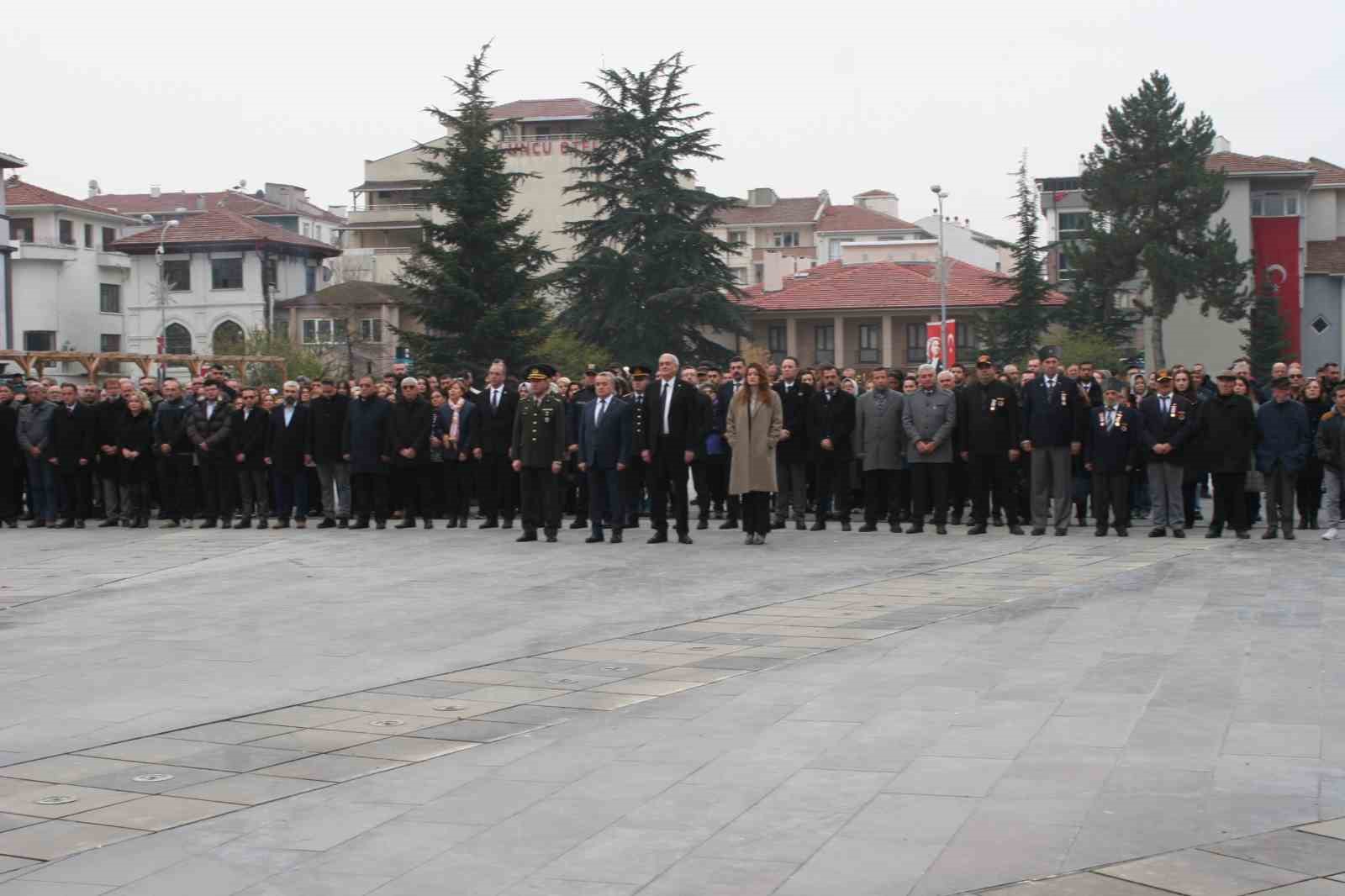Boz&uuml;y&uuml;k&rsquo;te 10 Kasım Atat&uuml;rk&rsquo;&uuml; Anma t&ouml;reni d&uuml;zenlendi
